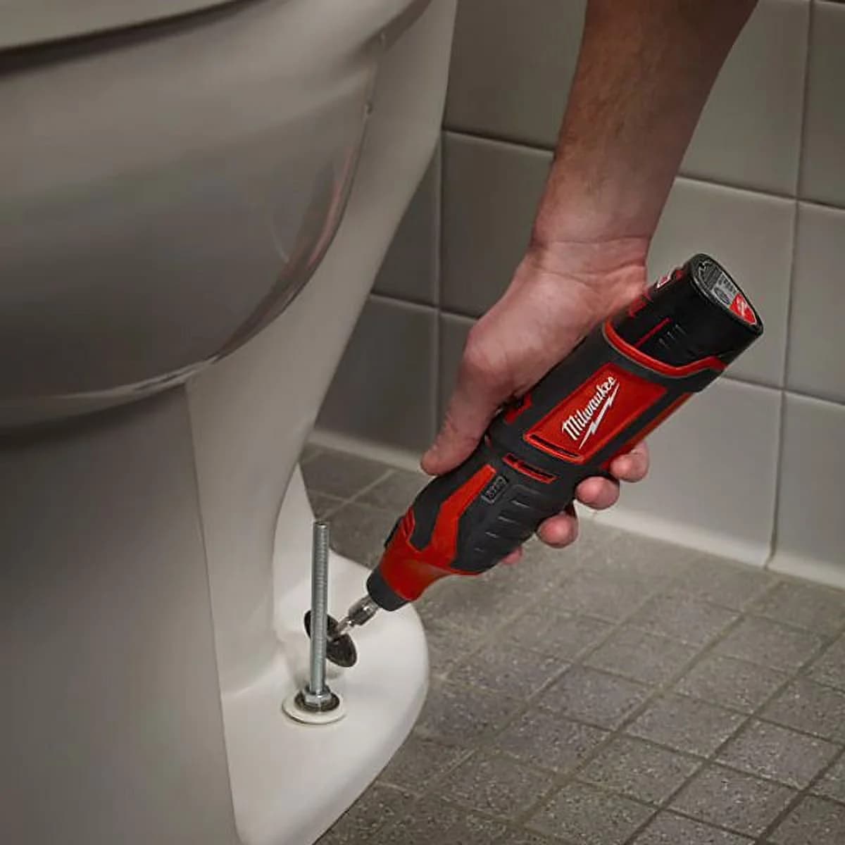 Compact Pro Tool with Variable Speed, M12 Cordless Rotary - Red - Modern Design Model B8BB06