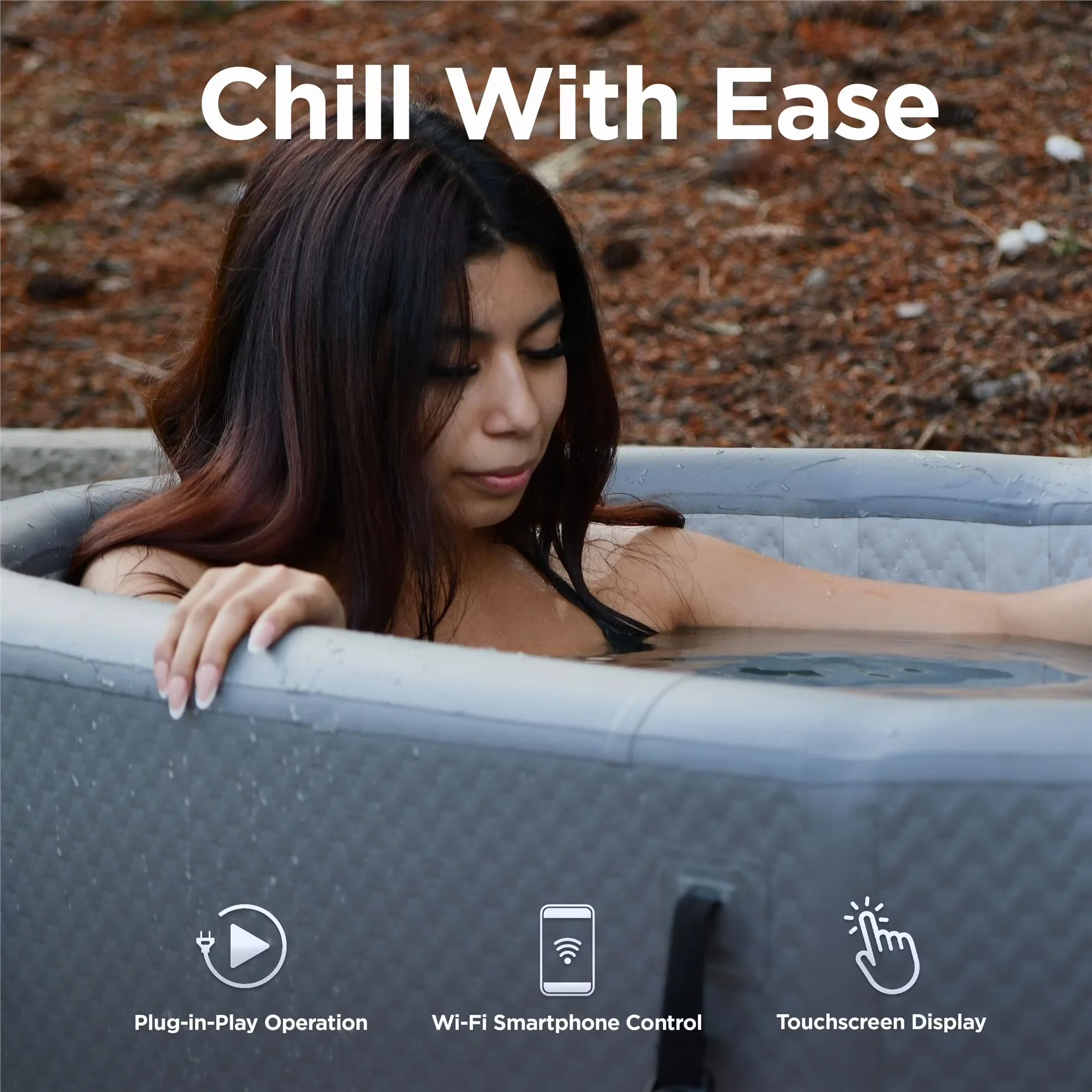Versatile Hot Tub with Inflatable - Blue Arctica for Daily Use Model 61263F