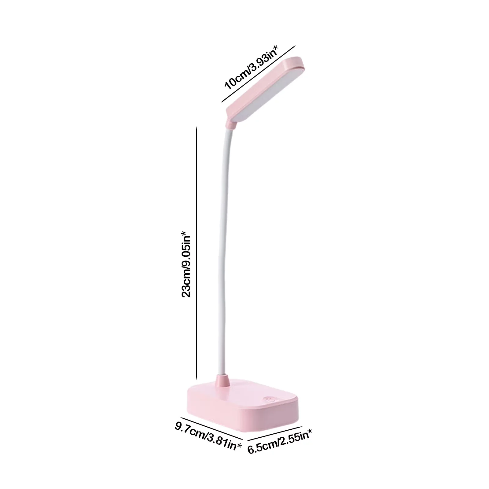 Versatile Desk Lamp with LED, Battery, Portable Folding - Multicolor for Study Model C63DFA