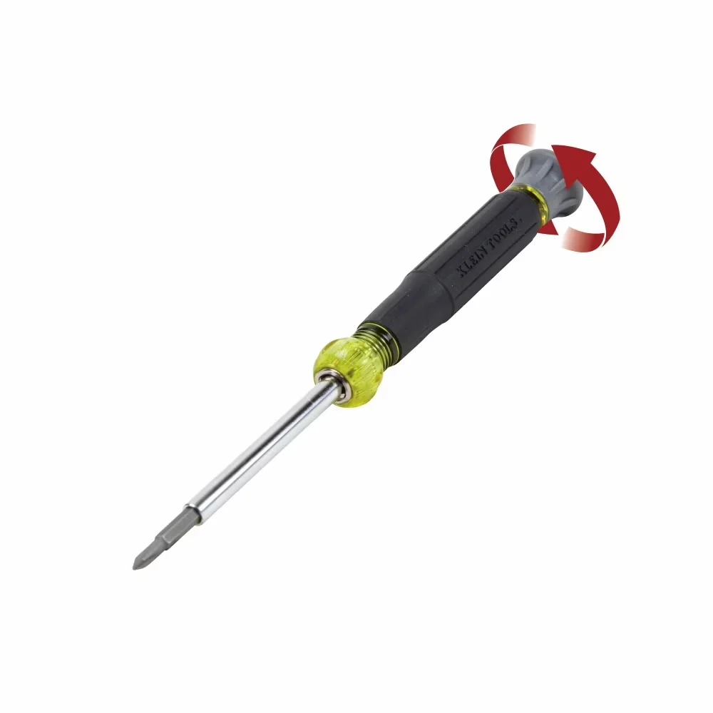 Pro Tool Efficient with Industrial Strength Bits, Four different tips in one tool - Steel Black Model 8F9BD6