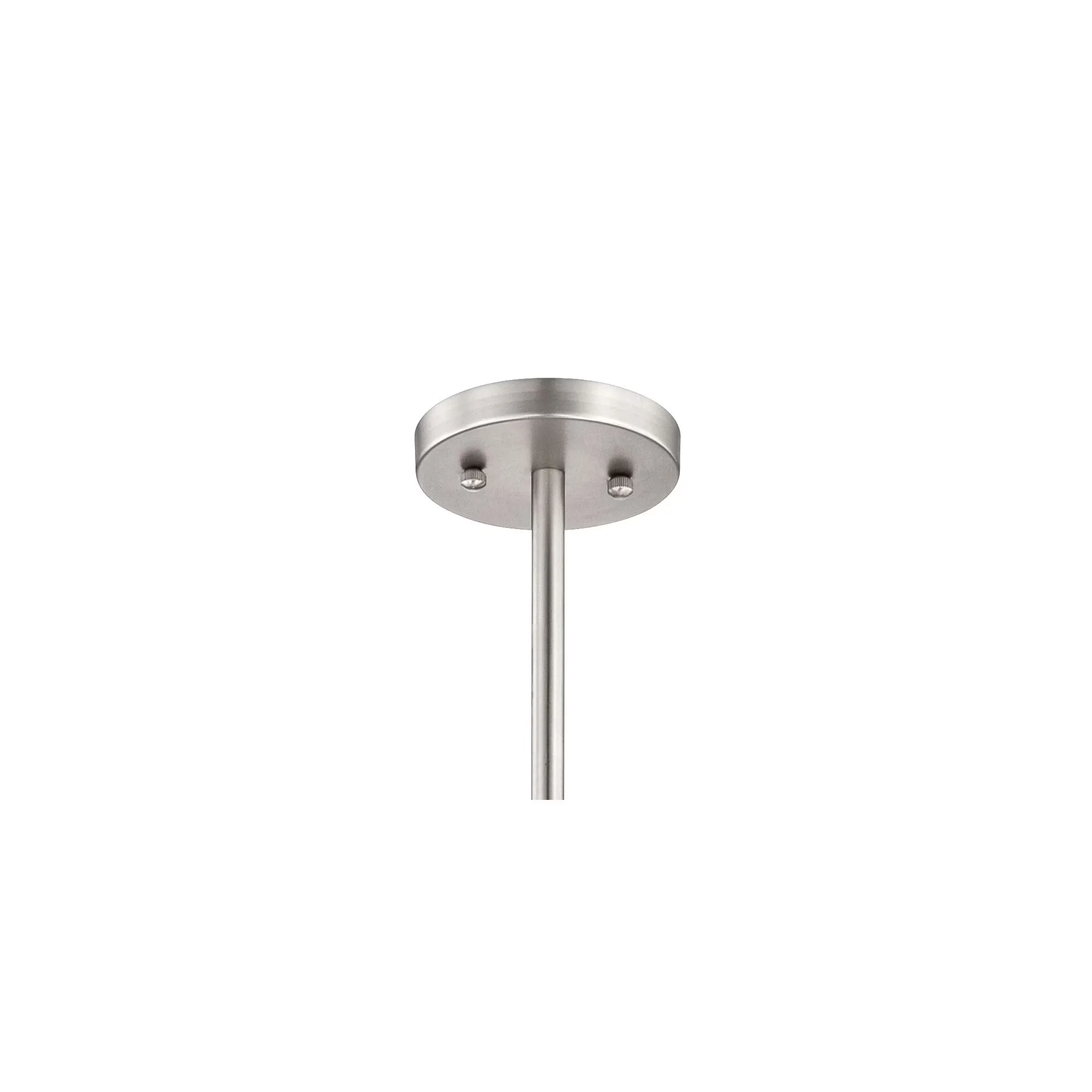 Efficient Ceiling Lights Fixture with Incandescent, Sloped Ceiling Compatible, Modern - Silver Metal Model 0C4504