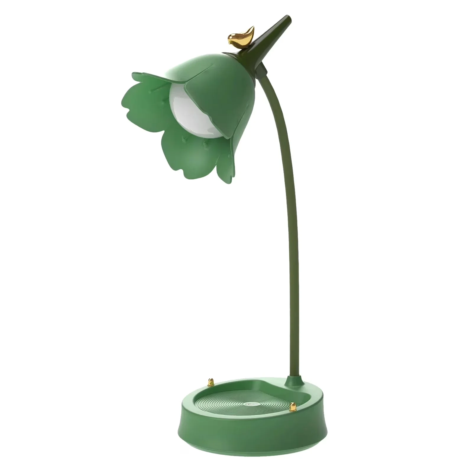 Premium Desk Lamp with LED, Battery - Abs Silver Cordless - Standard Series Model 0C59C5