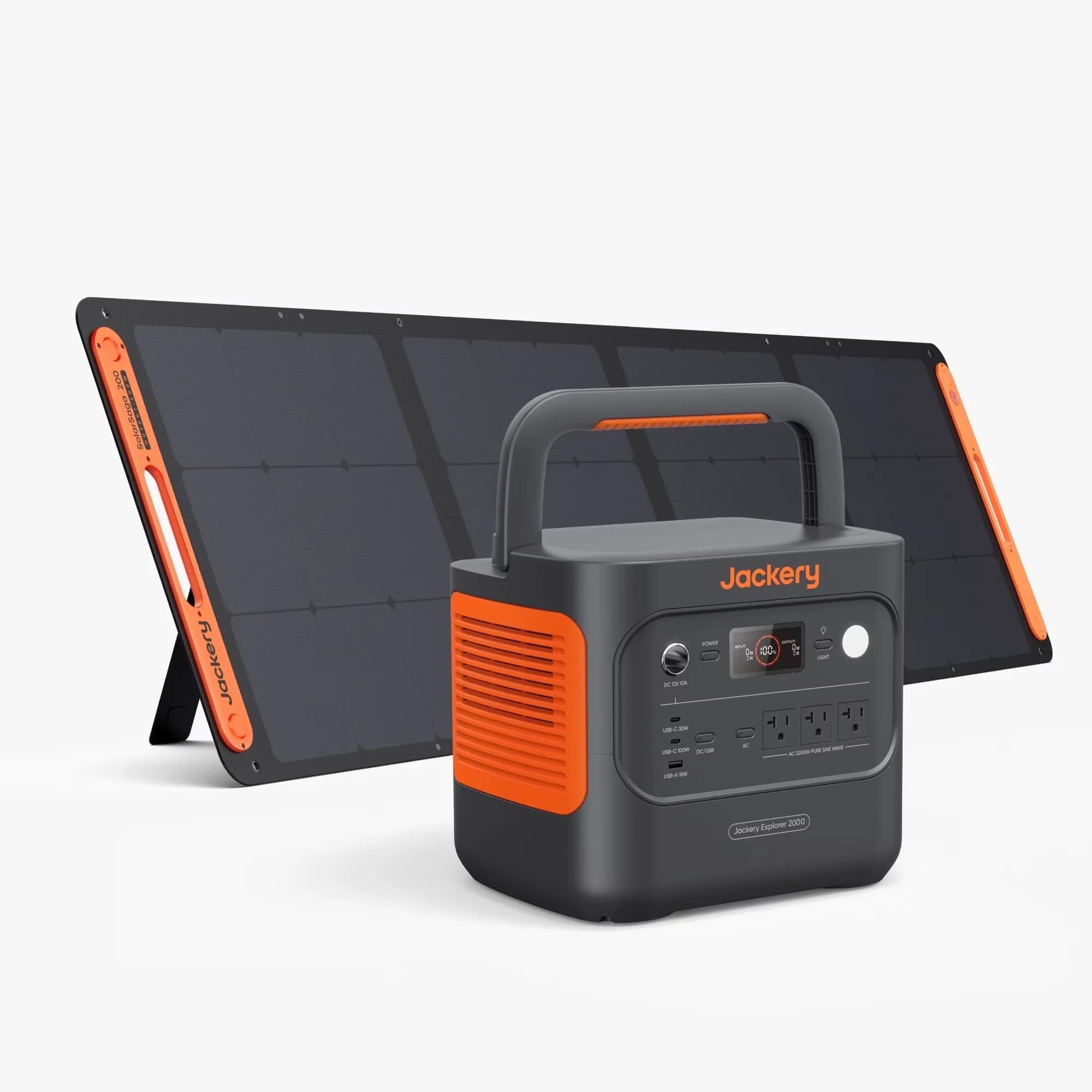 Innovative Generator with 200W, Usb Port, 2036Wh LiFePO4 Home Backup Battery - Black Model 4F913D