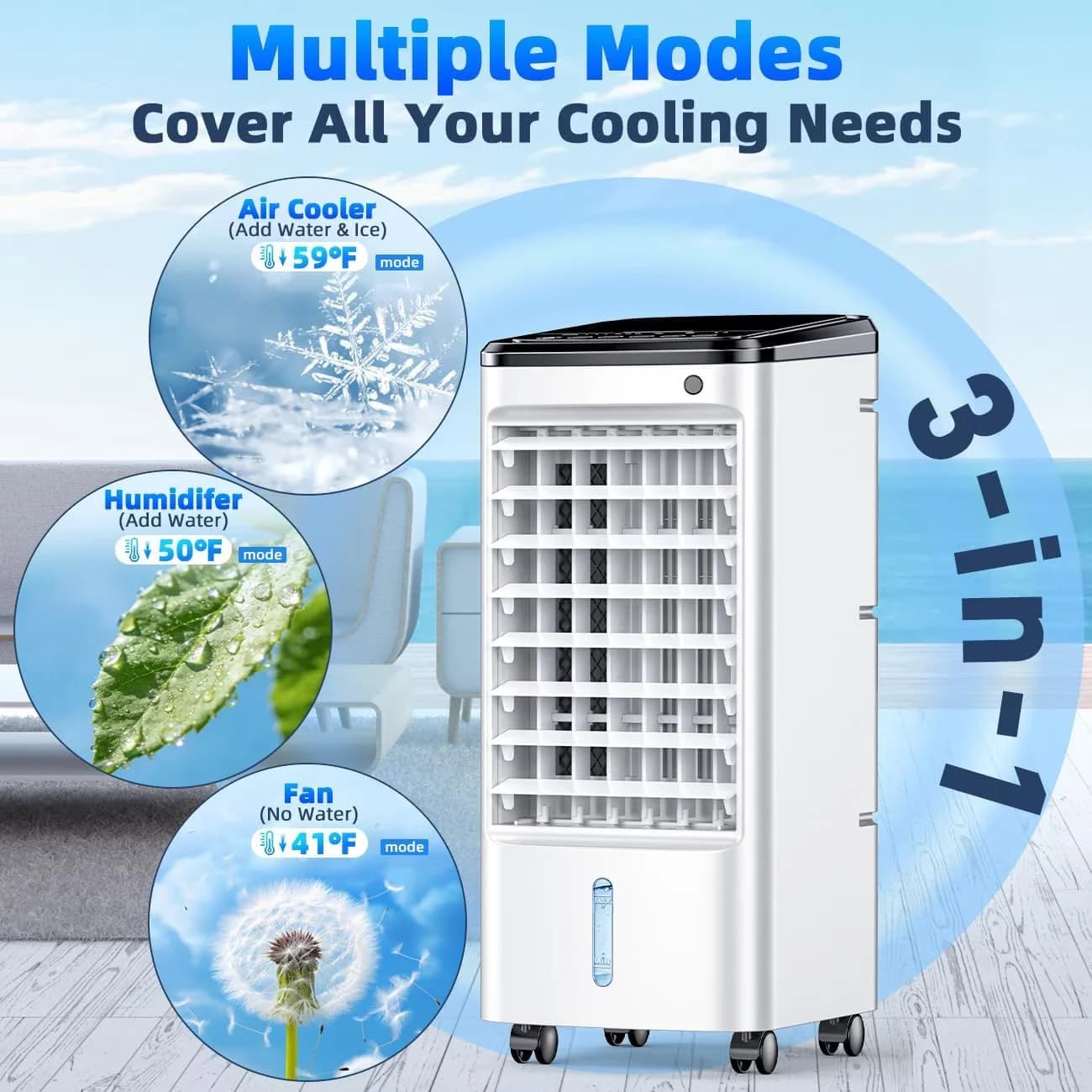 Air Conditioner Versatile with Energy Efficient, Variable Speed - White Model 710A86