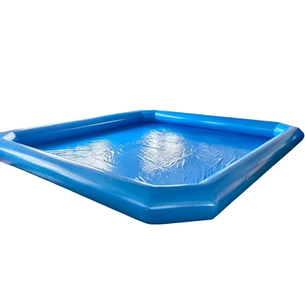 Compact Inflatable Pool with Giant Swimming Outdoor, One Blower - Blue Model BE5C9F