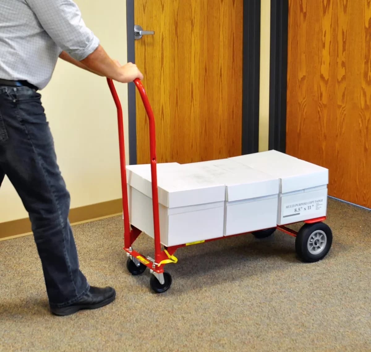 Moving Efficient with Convertible, Capacity: 600 lbs - Metal 75 in - Rustic Charm Model FFB7D0