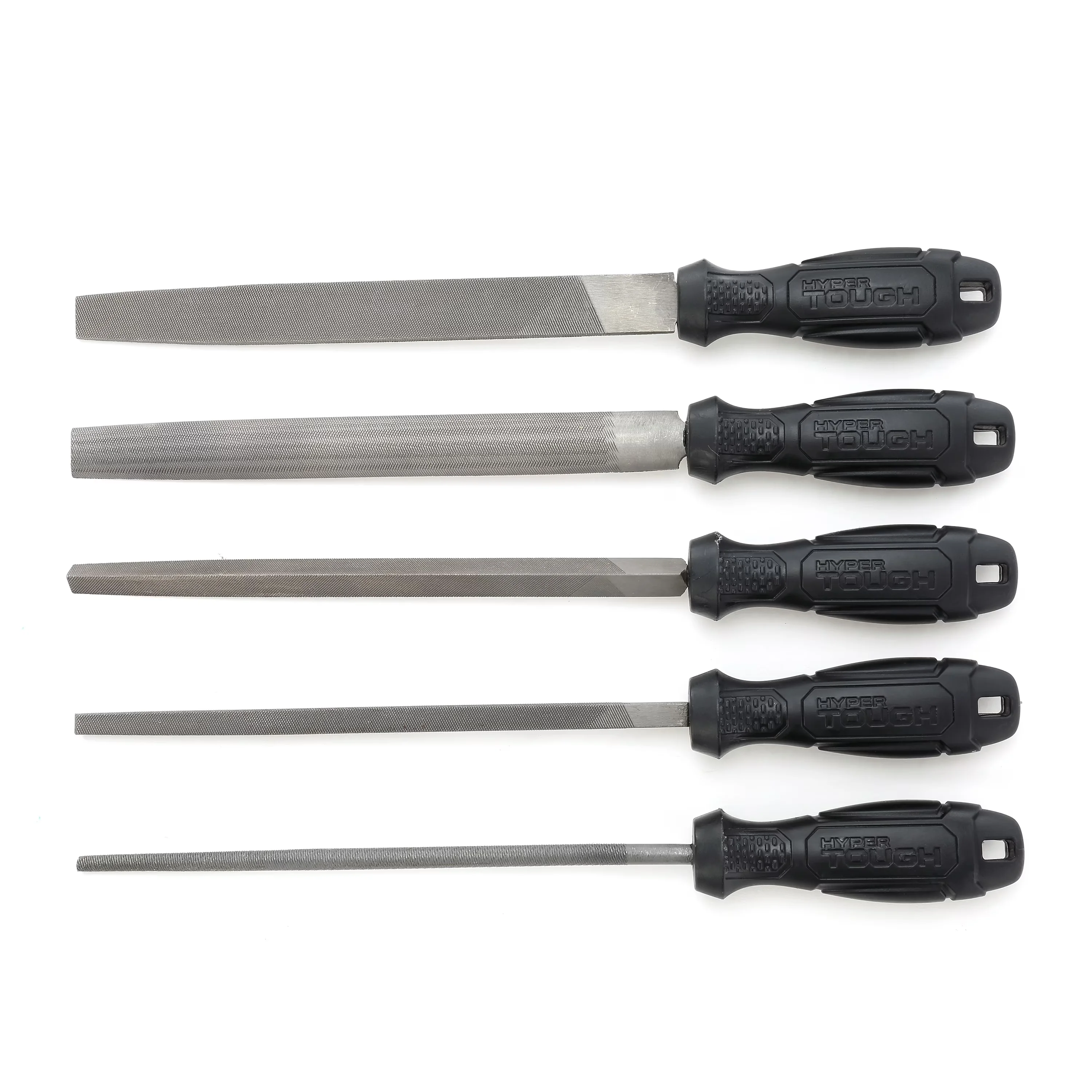 Reliable Hand Tool with Compact, New Condition, 5-Piece 8-inch File Set - 1.4" x 7.5" x 14" Model A87E70