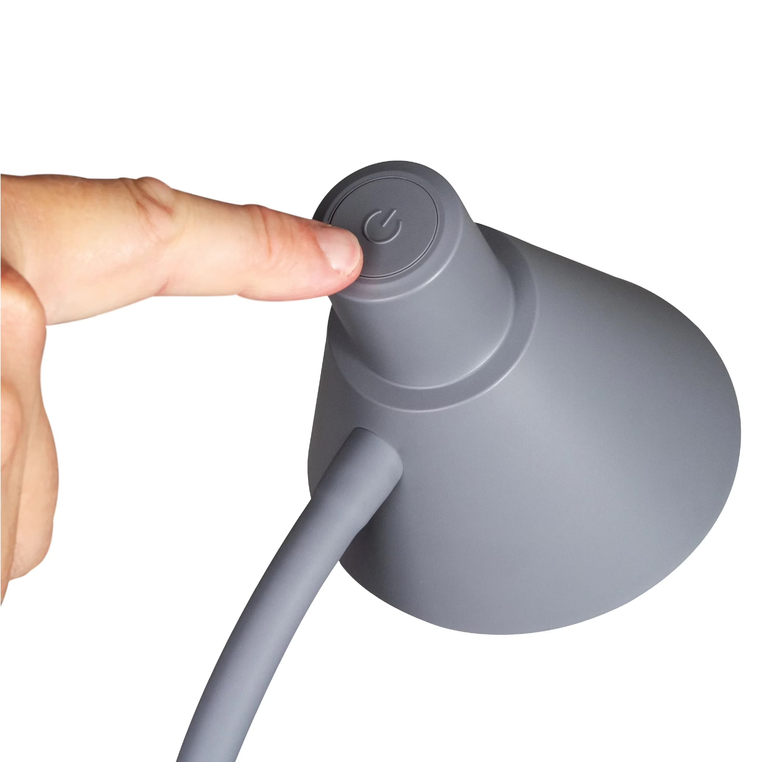 Durable Desk Lamp with LED, Dimmable, Task Lamps - Gray Twist - Essential Collection Model 27F8A5
