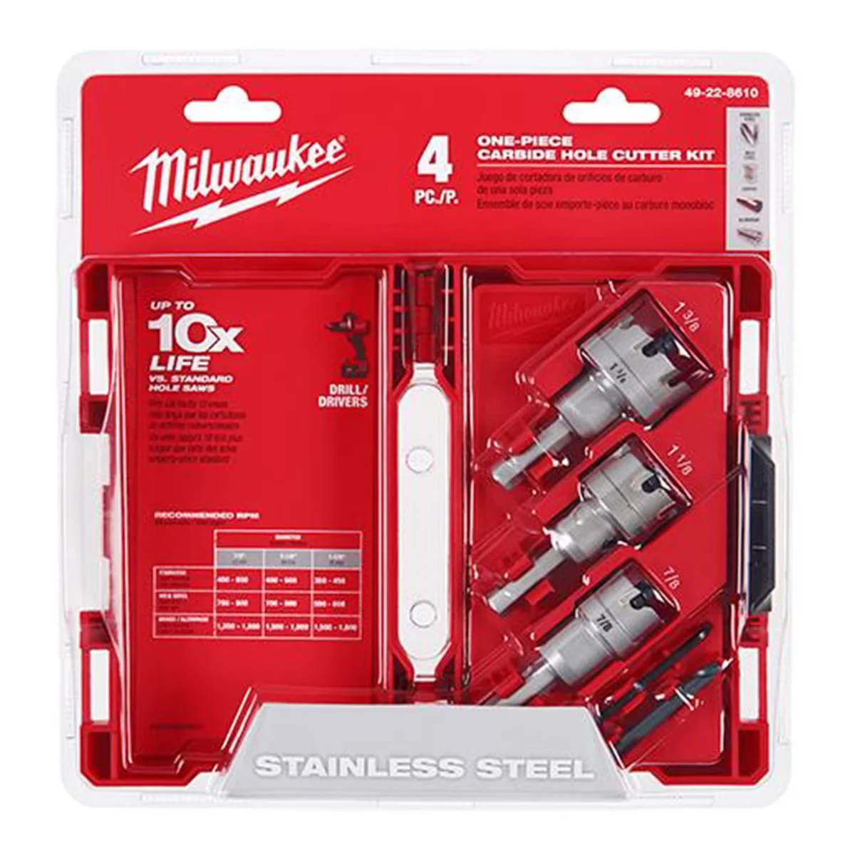 Innovative Hand Tool with One-piece design for added durability. - Silver Model 1A6352