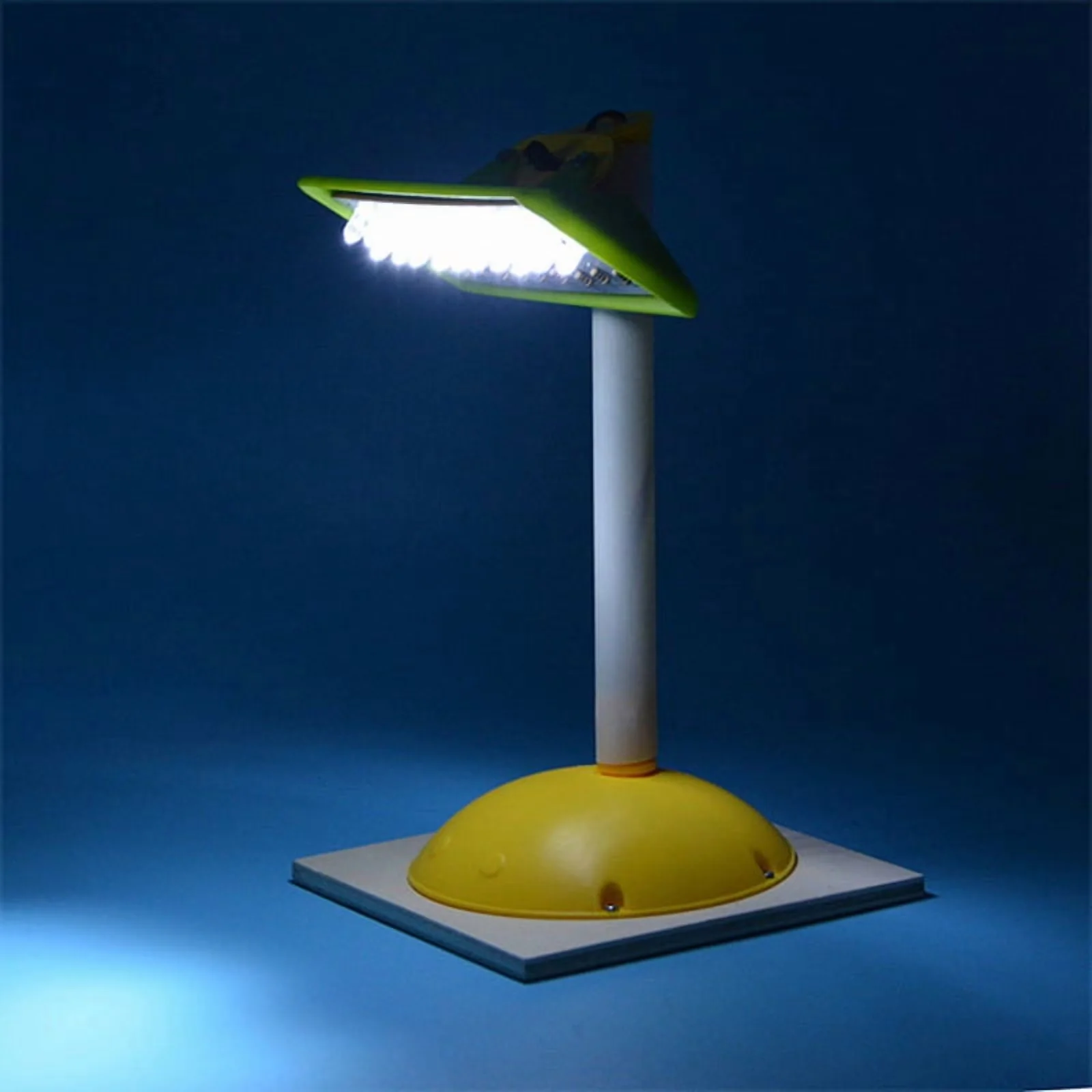 Lamp Set Classic with LED, Energy Efficient, Energy-Saving Desk Soldering Kit - Plastic, Wood Model B45E03
