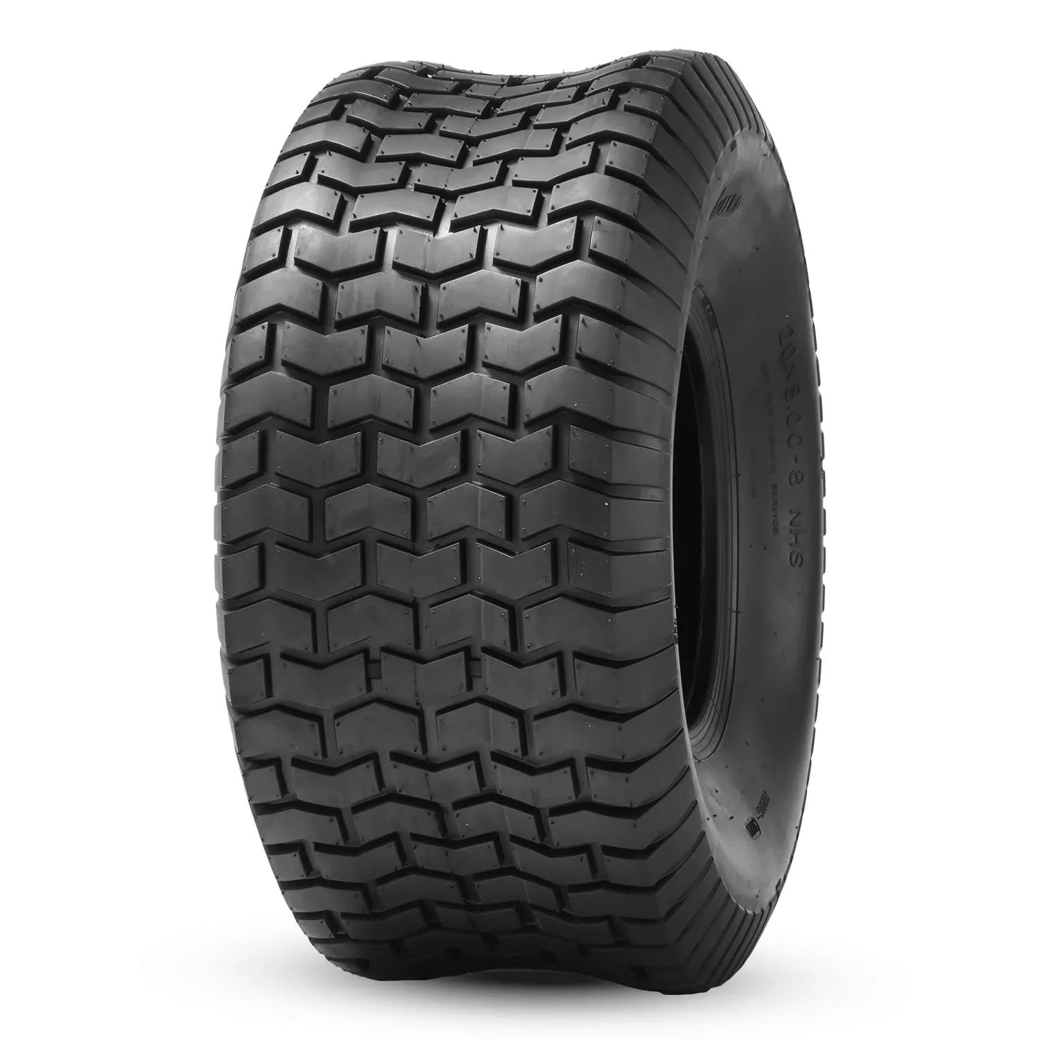 Efficient Lawn Mower Tire with 20x8x8 20x8.00-8 Turf Friendly - Black for Garden Model F6BF9D