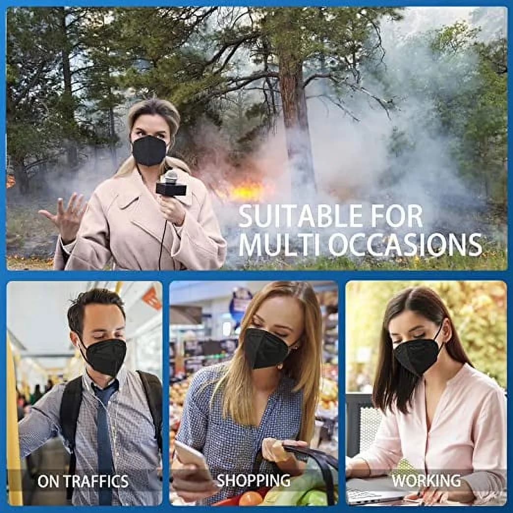 Compact Protective Equipment with Protective, Breathable, 50-Pack - Black One Size Model 45284B