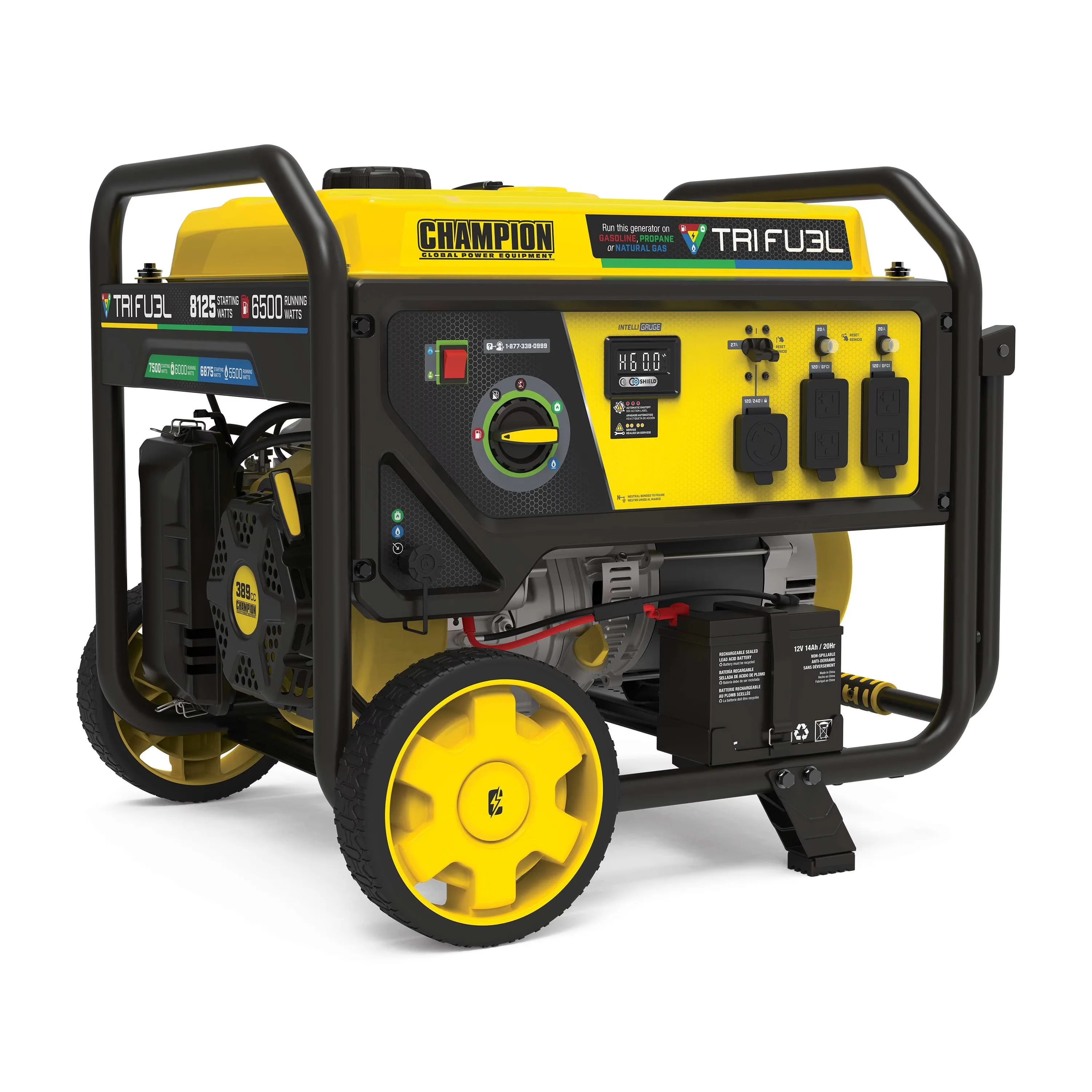 Efficient Generator with 6500W, Co Shut-Off, CO Shield® - 6500 - Standard Series Model 22F200