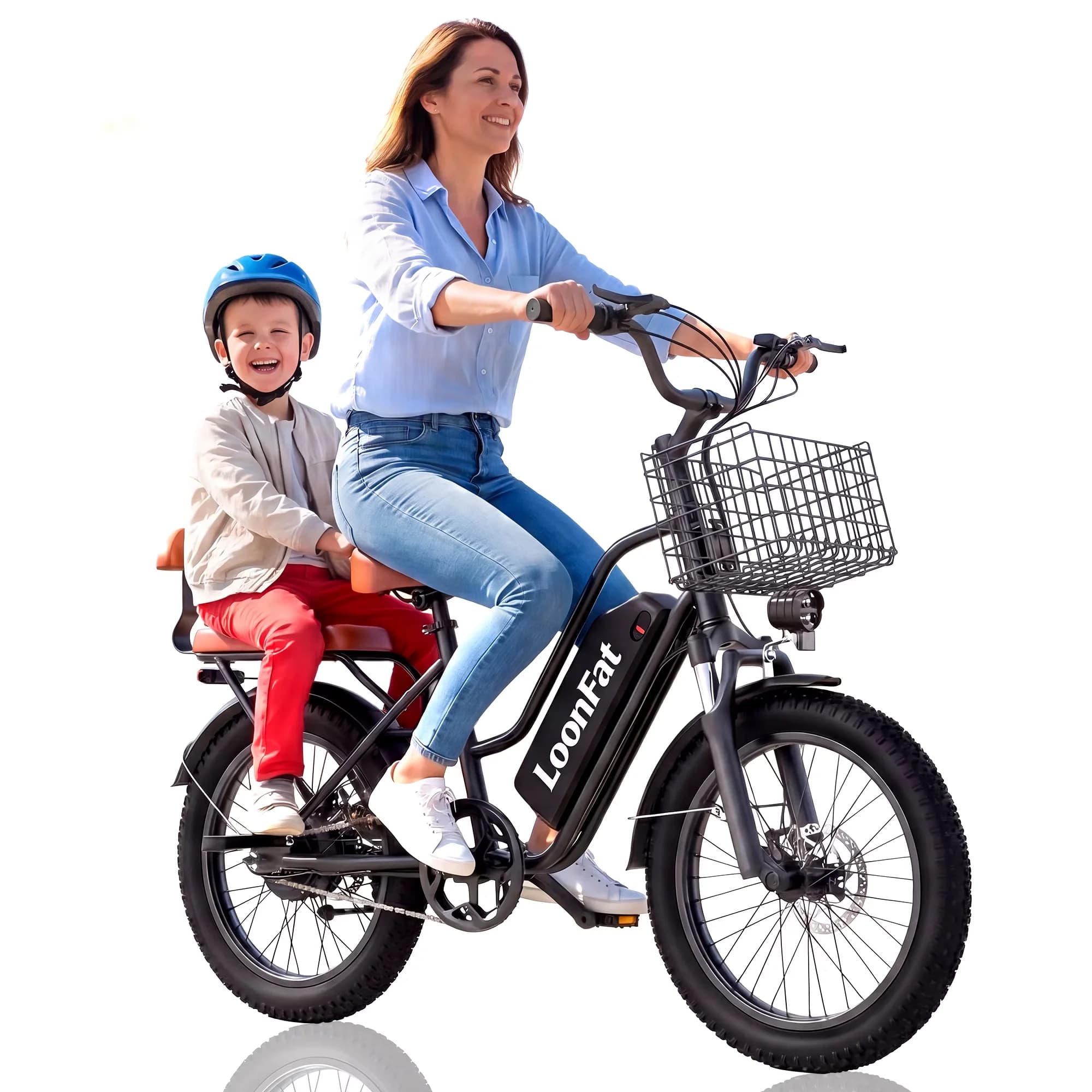 Compact Electric Bike with Battery, 1000W - Black 25MPH for General Purpose Model 1AB8CA