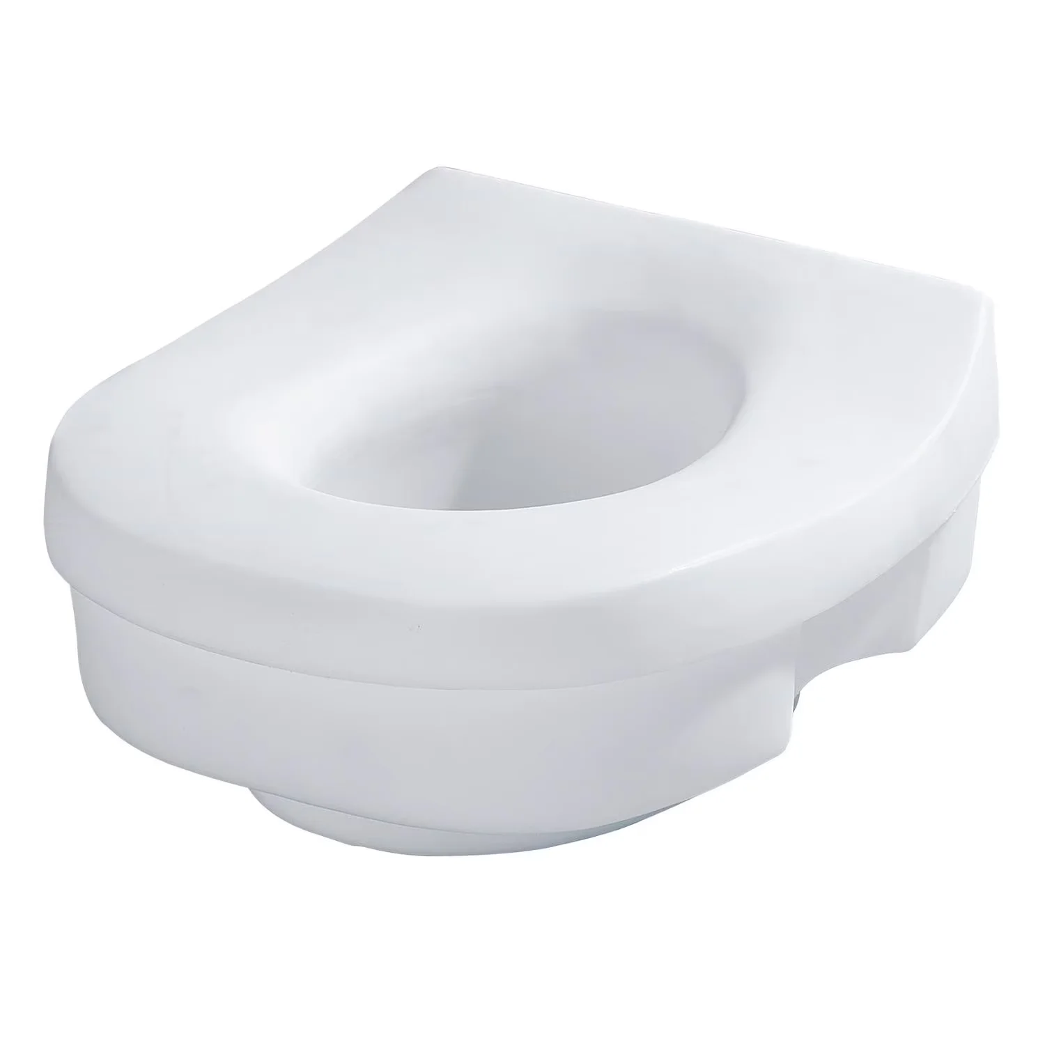 Toilet Seats And Lid Versatile with Universal, ADA Compliant, White (ADA Compliant) - White Plastic Model 1CFFE5