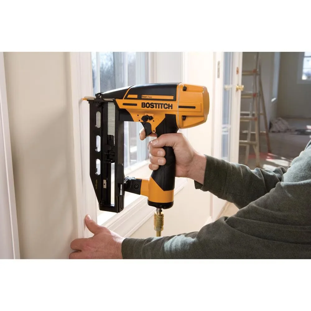 Quality Air Tools Compressor with Easy Installation, Smart Point 16 Ga Pneumatic Nail Gun - Model 3F5786