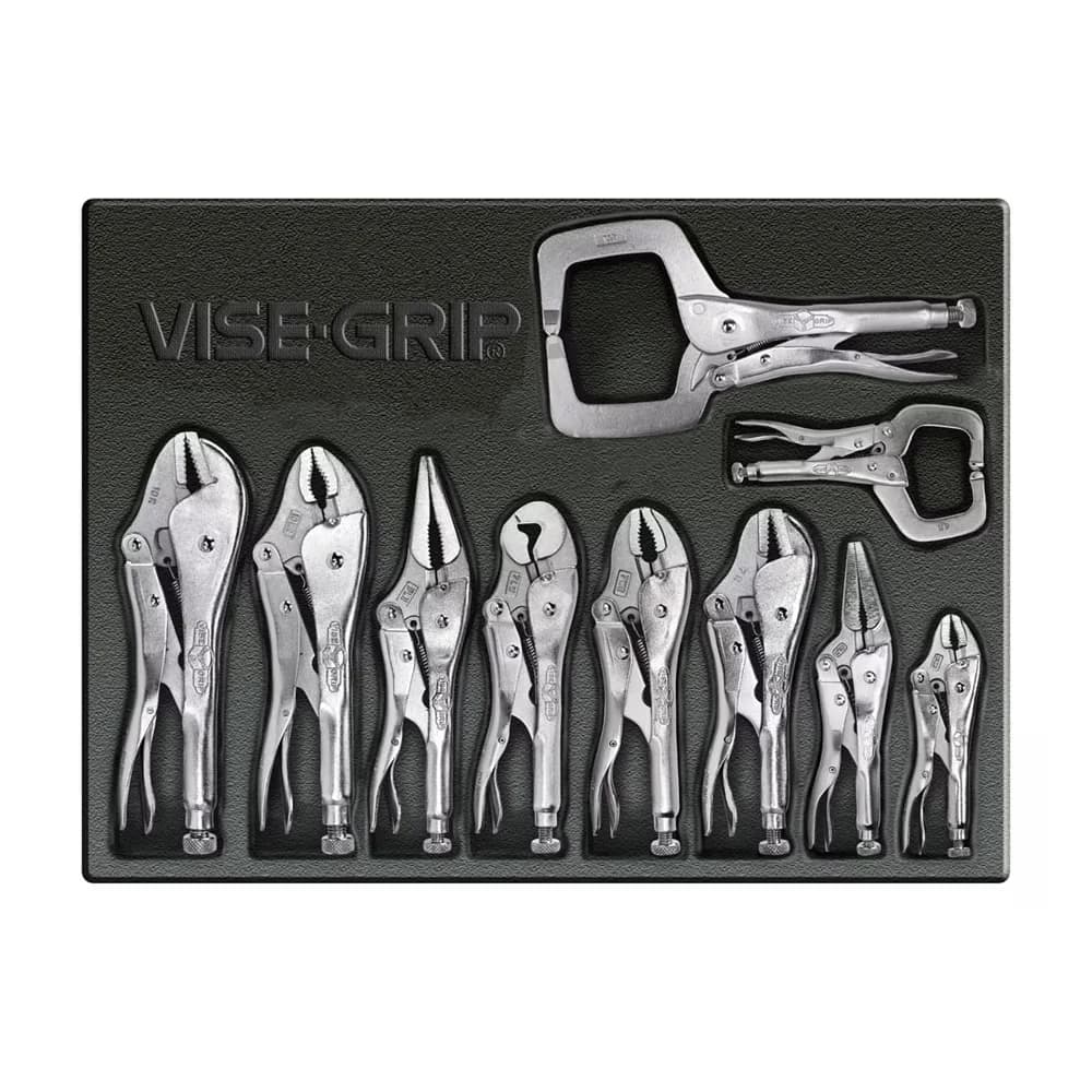 Classic Pro Tool with Adjustable, 10 Piece, Tray - Black M 1078TRAY - Rustic Charm Model 6F3821