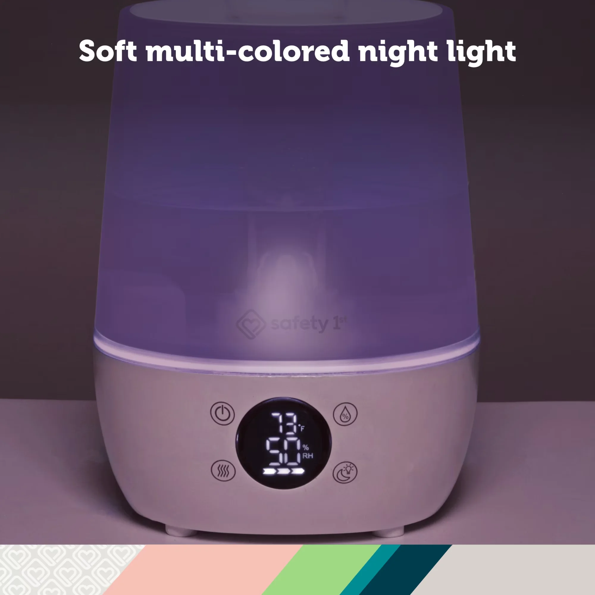 Essential Humidifier with Automatic Shut-Off, Compact, easy-to-fill design, Humid Control Filter-Free - White Model DA4A30