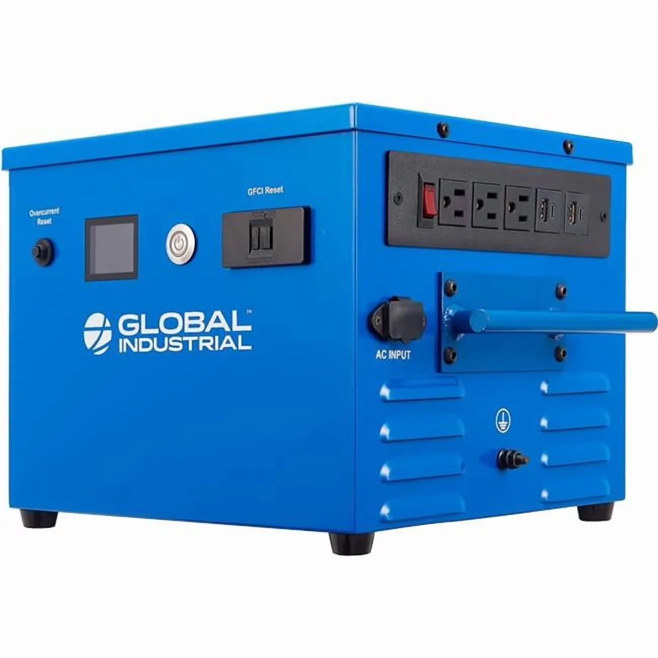 Versatile Generator with 500W, Overload Protection, Blue - Multicolor 25AH-500W Model CADC81