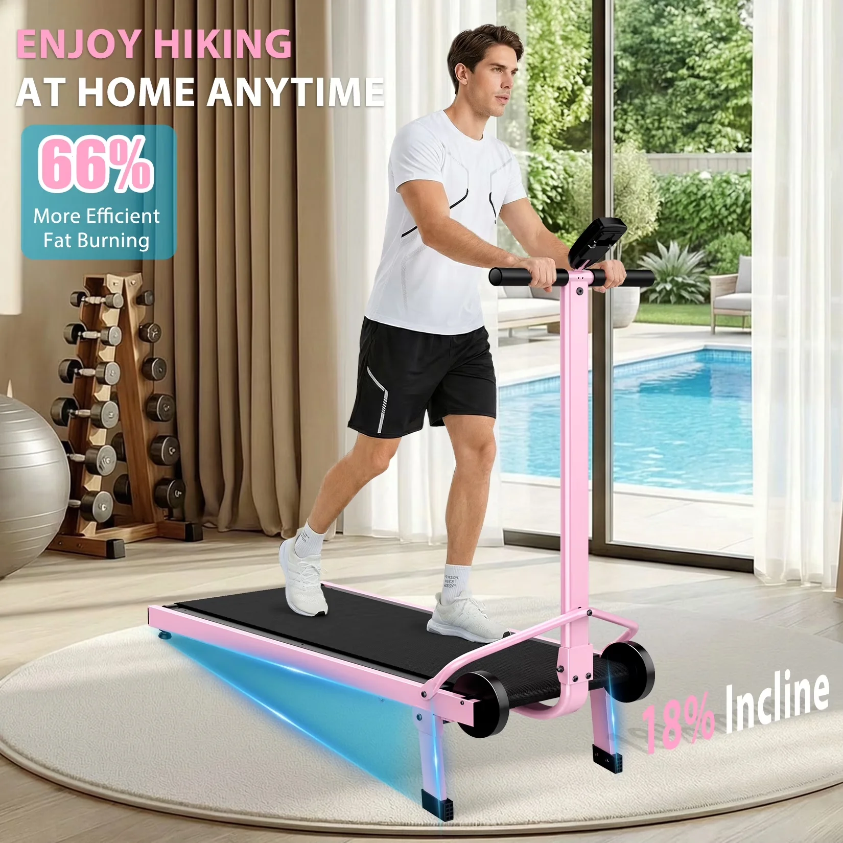 Essential Home Gym with Digital Display, Compact - Steel 15.75" for Home, Indoor Model A44940