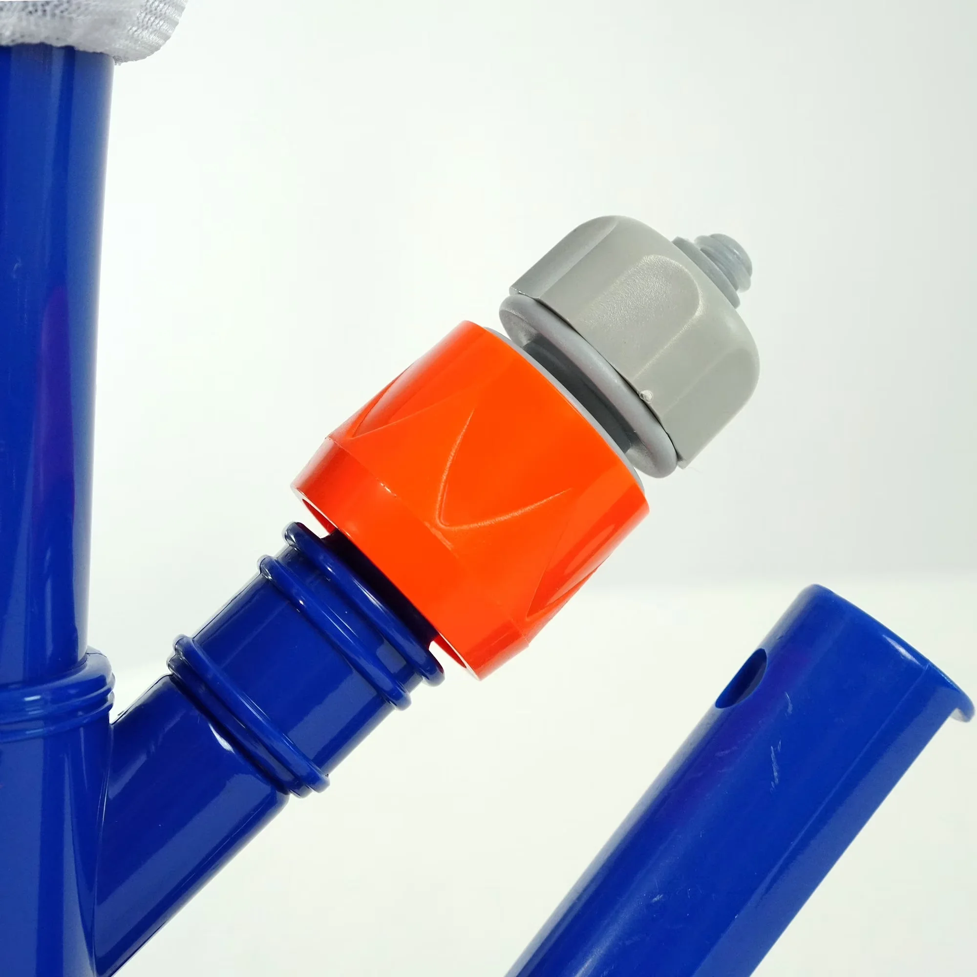 Innovative Hot Tub with Brush, Jet-Vac, Features a quick-snap hose connector - Blue for Small Model 9EB14E