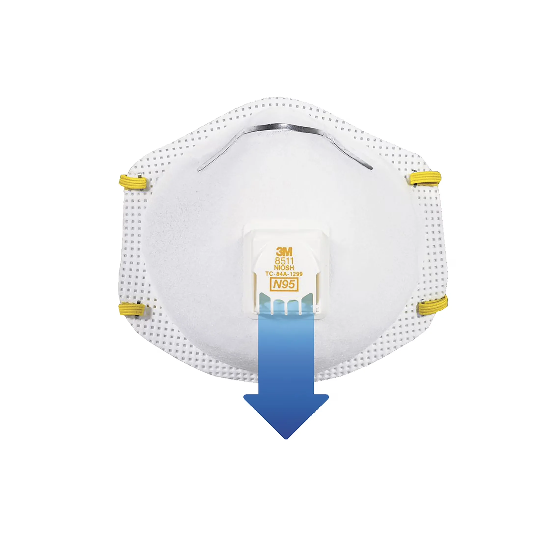 Sleek Protective Equipment with 2 Safety Masks, Stretchable, White - Fabric Adjustable Model E42022