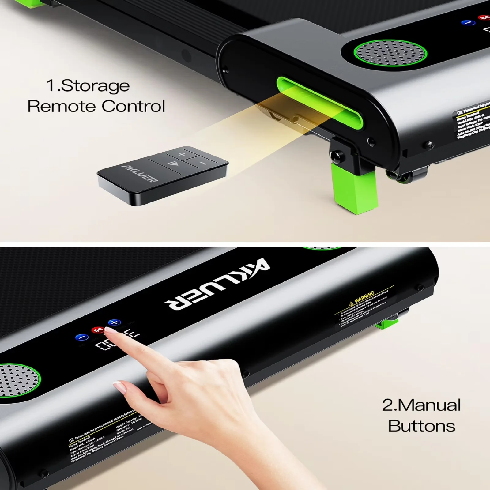 Durable Home Gym with LED, Adjustable, Walking Pad With Incline - Alloy Steel Model B910A7