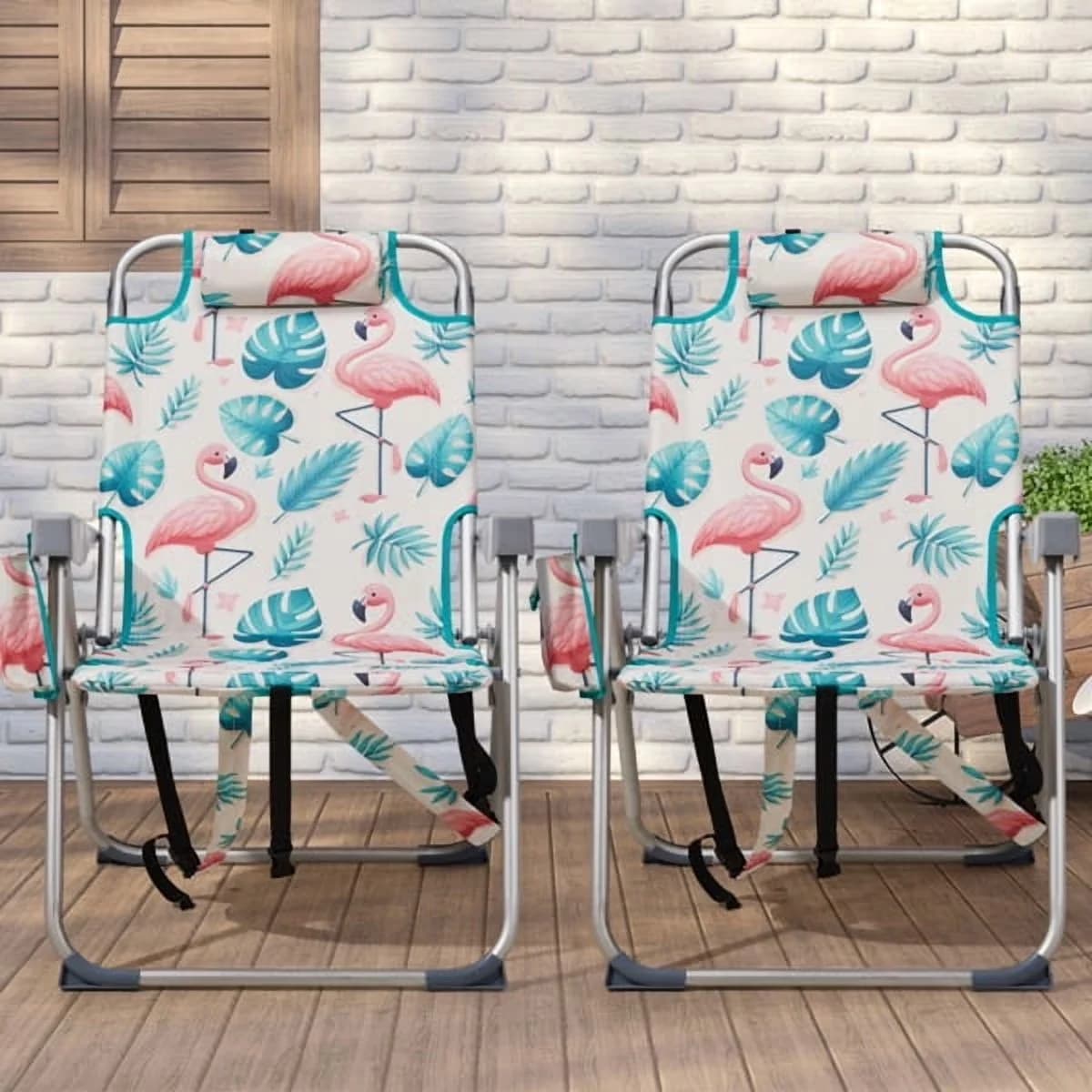 Classic Beach Chair with Folding - Silver N001 for Everyday Use Model 58D21F