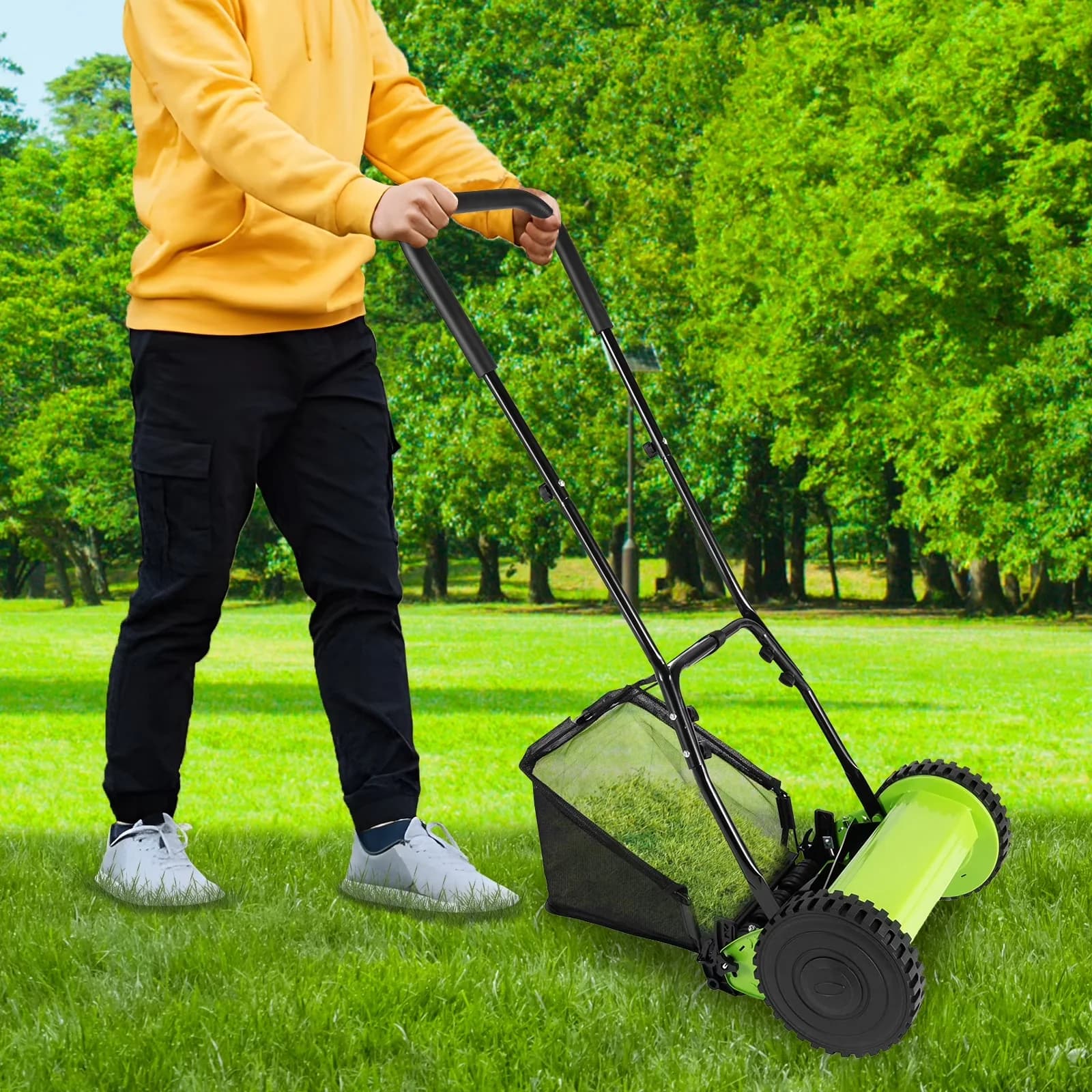 Reliable Push Mower with Adjustable - Green Manual - Built to Last Model FD8972
