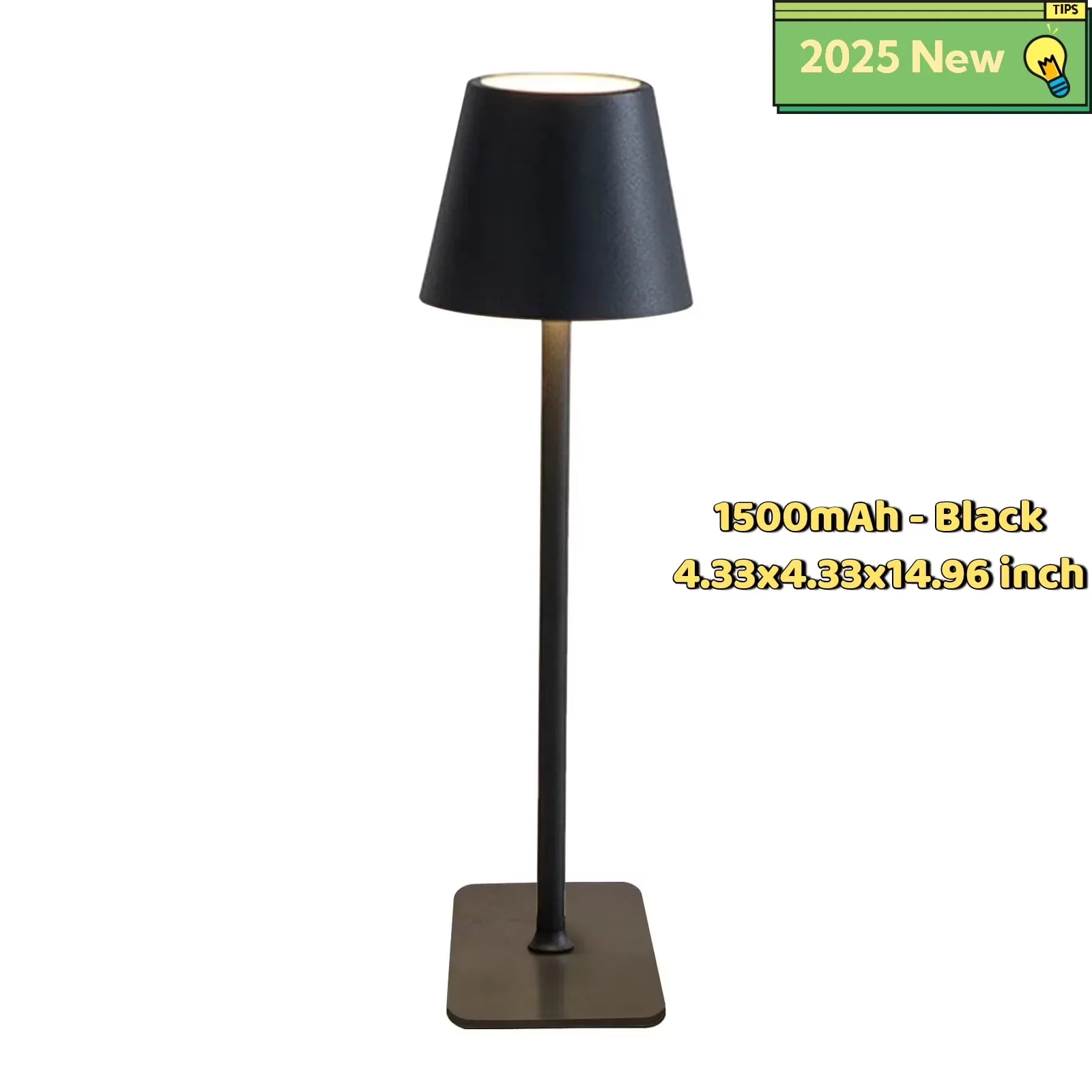 Durable Desk Lamp with LED, Battery - Metal White for Bedroom - Residential Grade Model 941260