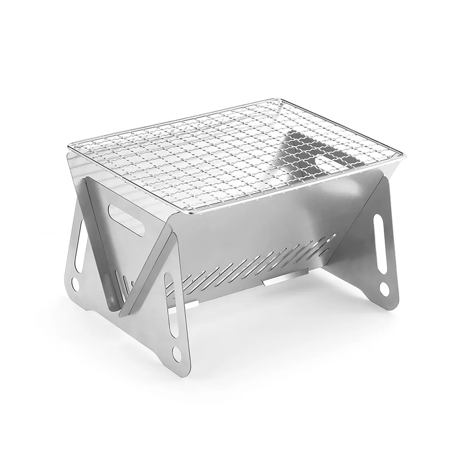 Classic Flat Top Grill with Portable, Lightweight Folding Travel - Metal Model 6D1912