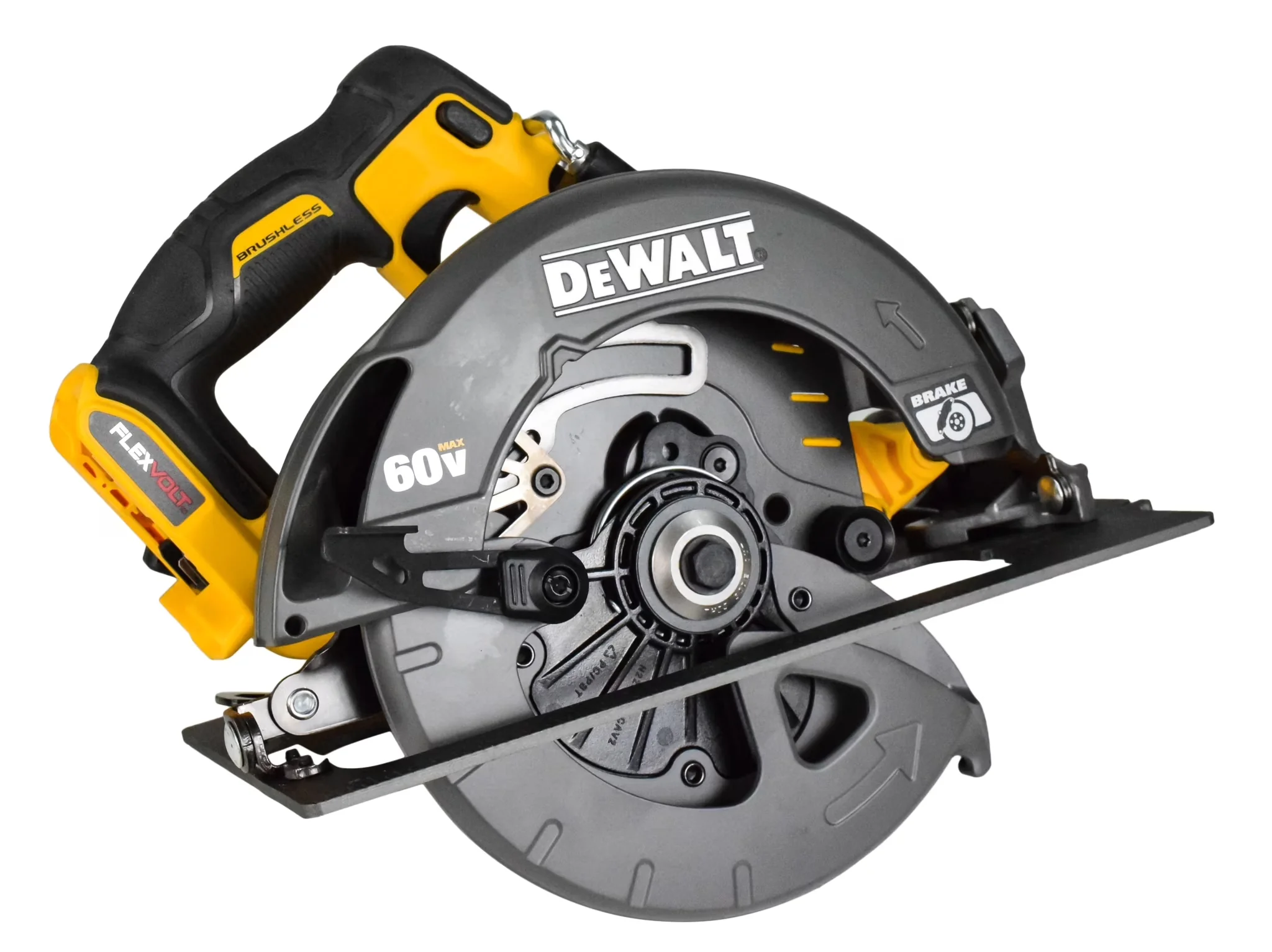 Efficient Power Saw with Battery, 60V, Up to 47% more power VS the DCS575. - Yellow Model 6FC001