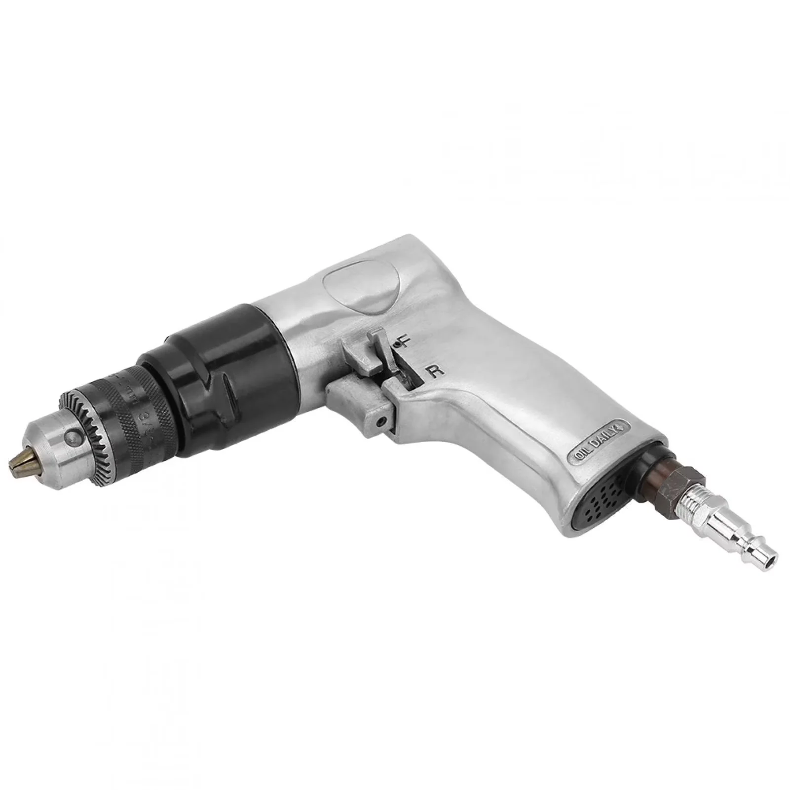 Drills Driver Efficient with Handheld, 1700rpm Air Tool, 3/8" Chuck - Silver Model BEF765
