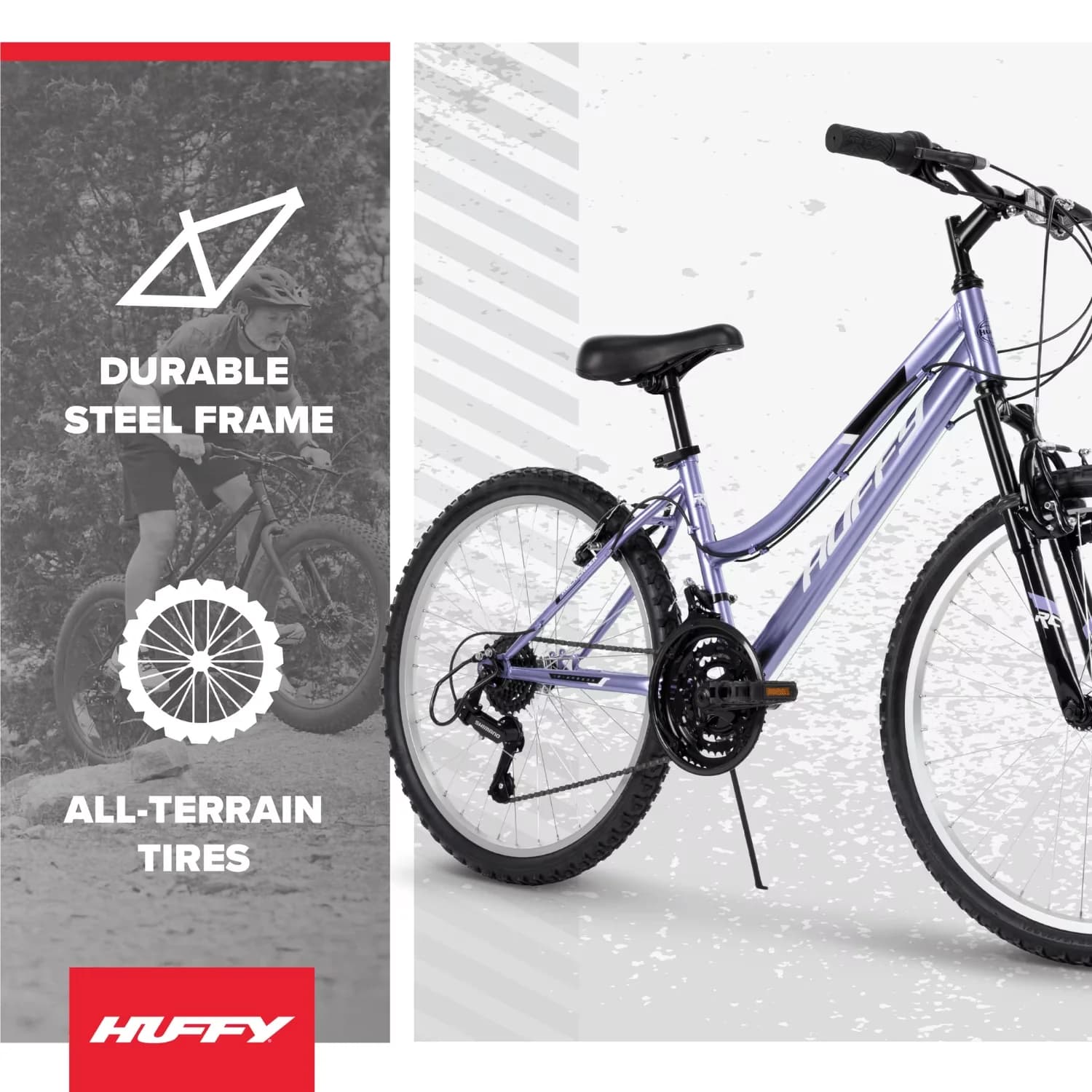 Kids Bike Efficient with Adjustable Seat, Purple, Fits Riders 58” - Purple Model B62F4A