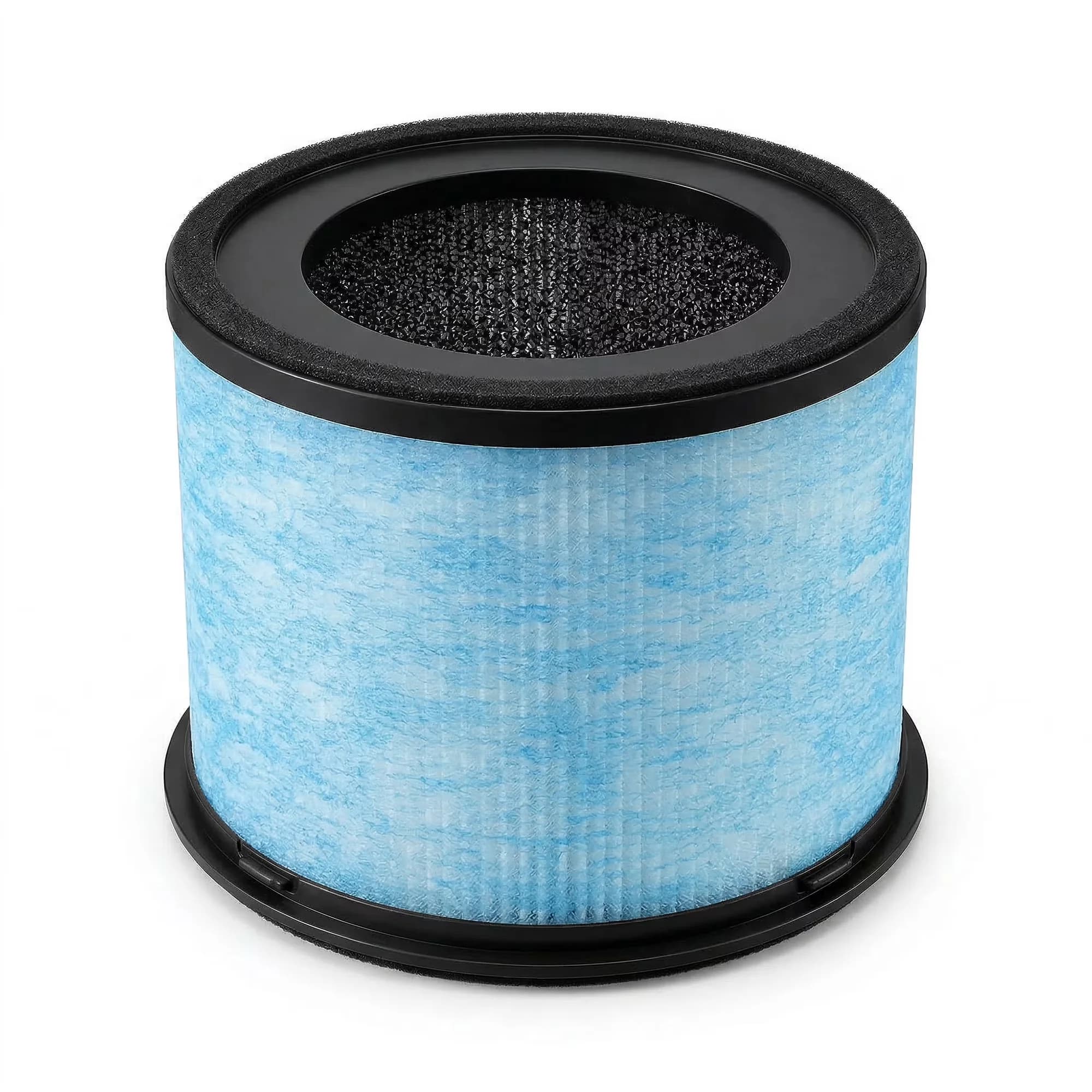 Air Purifier Professional with Cut To Fit, Replacement Filter - Abs Plastic 7.3" x 7.2" x 5.8" Model DF6B12