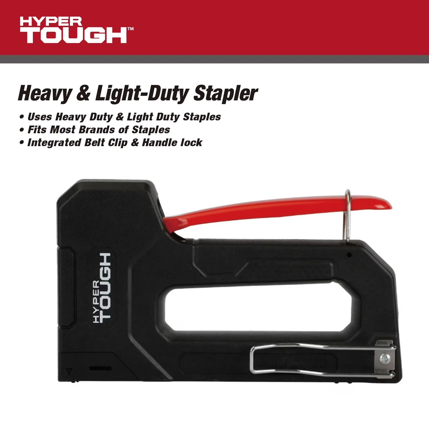 Professional Power Tool with Low Maintenance, Handheld, Staple Gun - Black Model 78F961