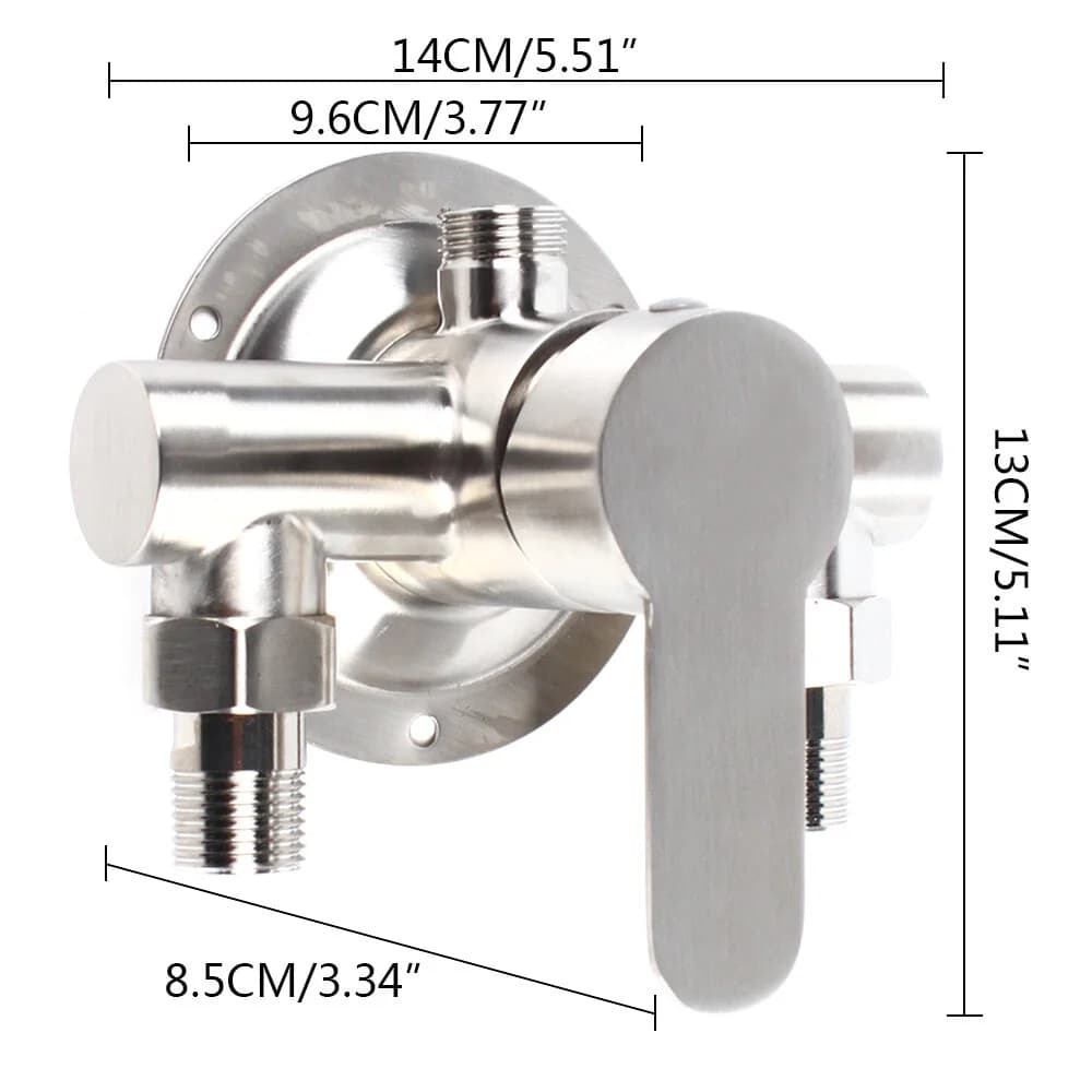 Premium Bathroom Renovation with 1.Copper Body, Corrosion Resistant., Function:Shower Control Valve - Brown Copper Model 34D420