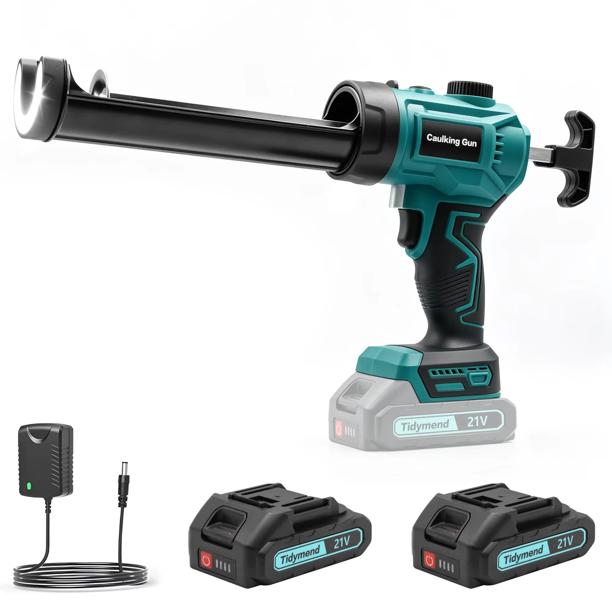 Building Material Quality with Battery, LED, Adjustable - Blue 10 oz Cordless Model D9FE21
