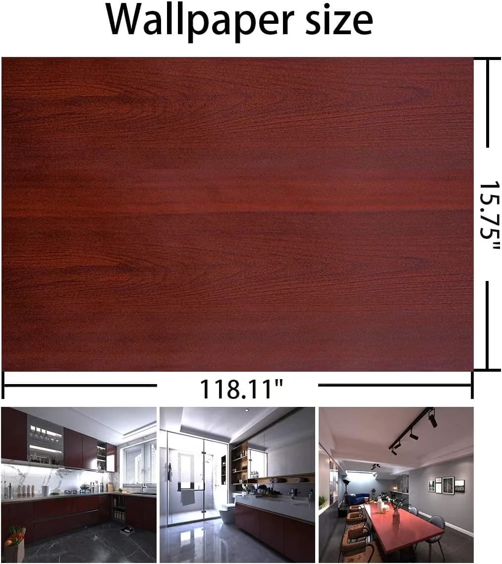 Modern Wallpaper Wall Decals Wall Covering with Waterproof - Vinyl Red for Kitchen Model 584D8C