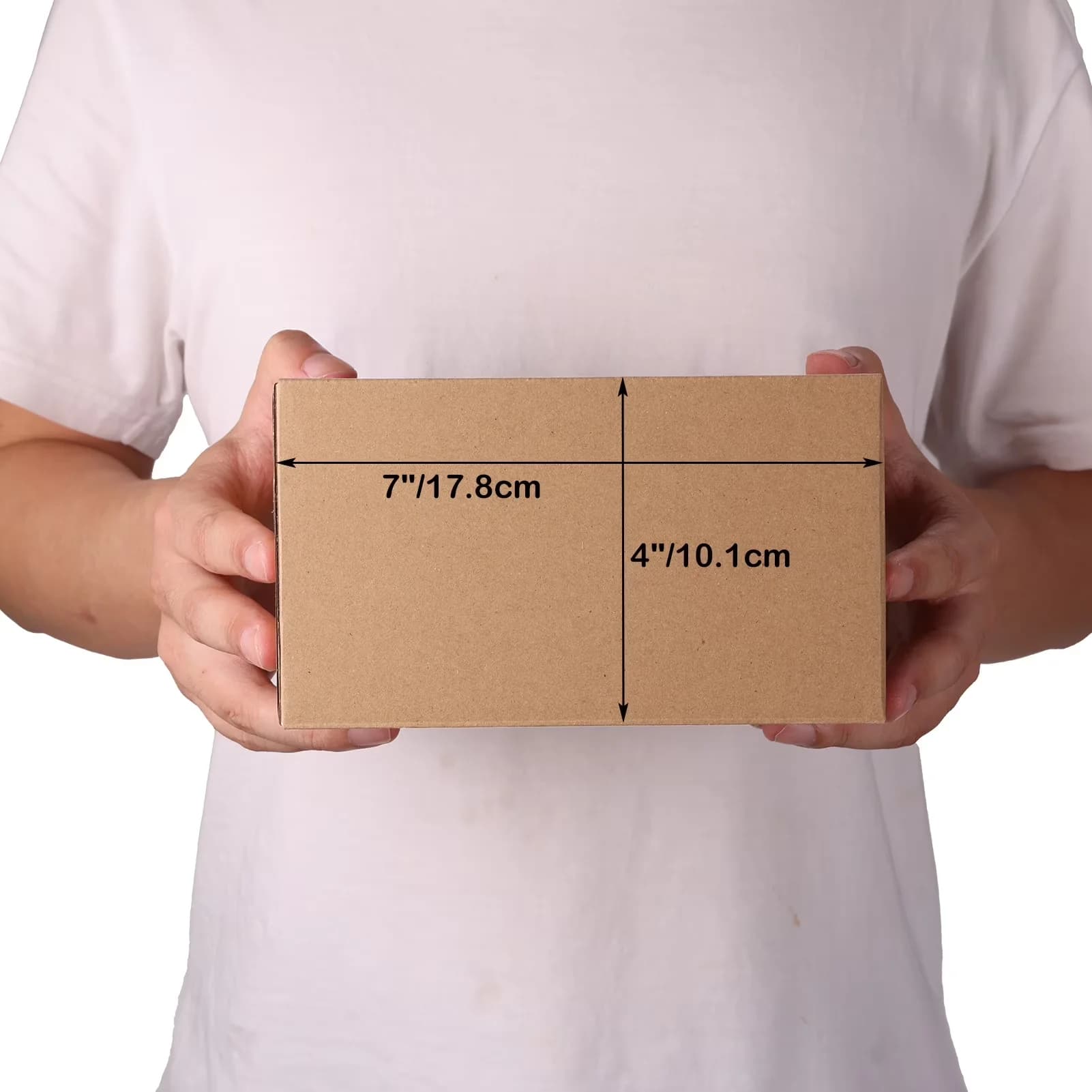 Versatile Moving with 7x5x4 inch Shipping Boxes Set of 40, Mailer Boxes - Brown Cardboard for Small Model D6A0D3