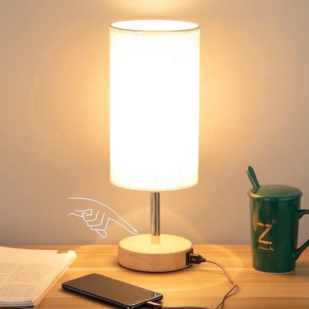 Innovative Lamp with LED, Modern - Beige Wood for Living Room, Bedroom Model A35E54