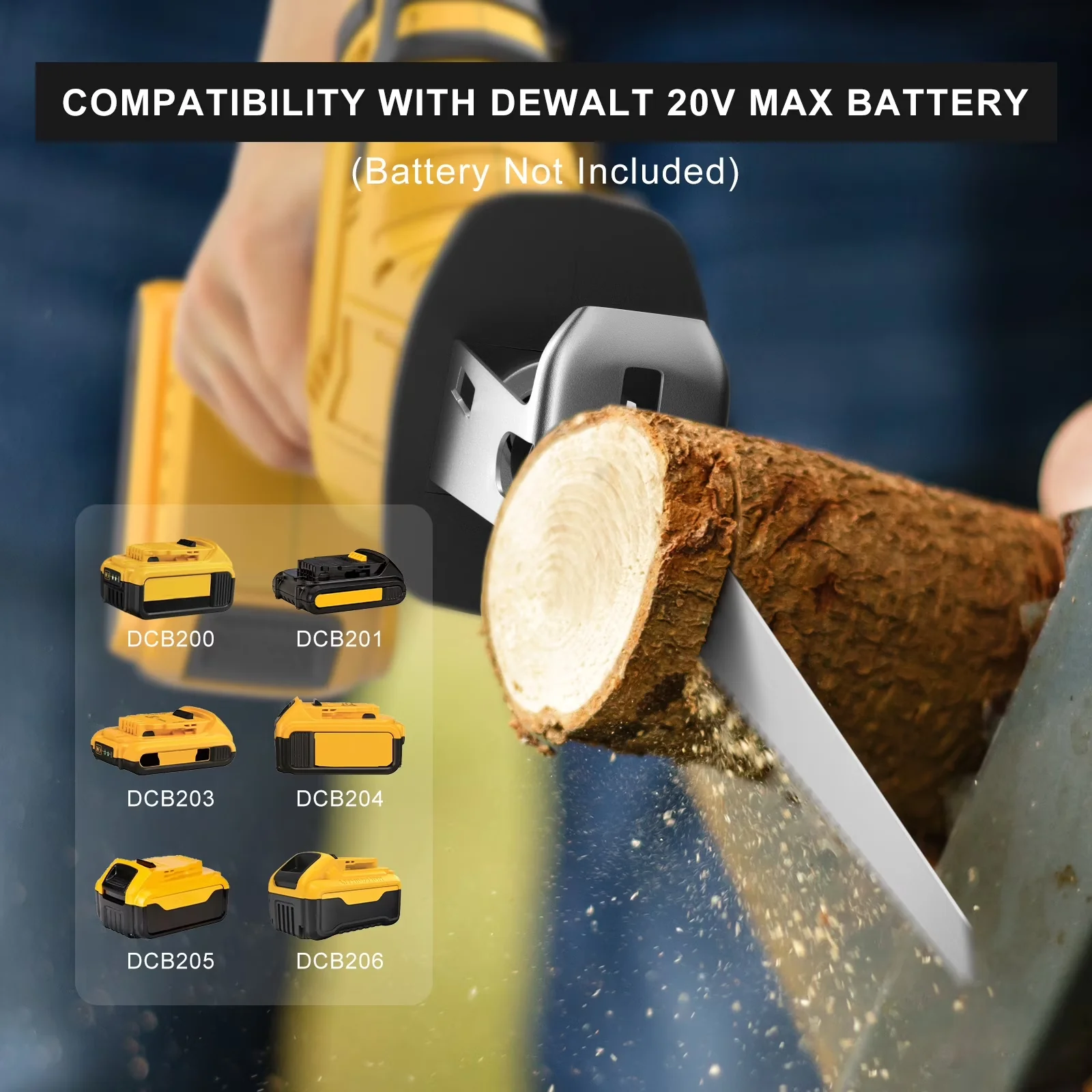Efficient Power Saw with Battery, 150W, 20V for Home and Office - Model E69E5E