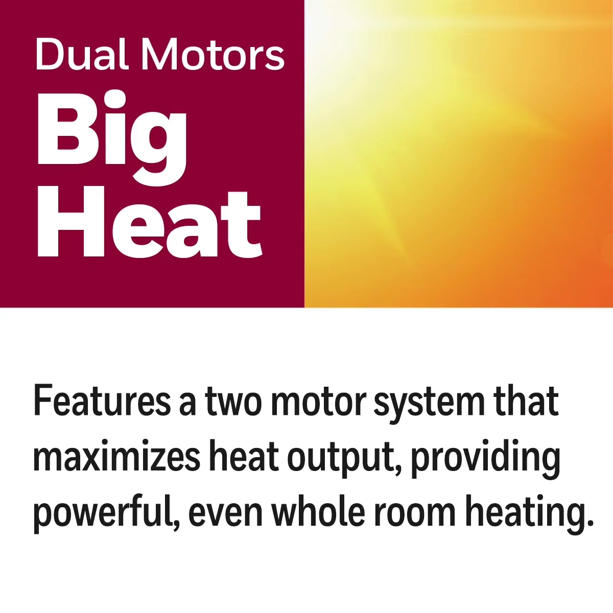 Portable And Electric Space Heater Efficient with Automatic Shutoff, Temperature Controlled - Gray Model B22EE2