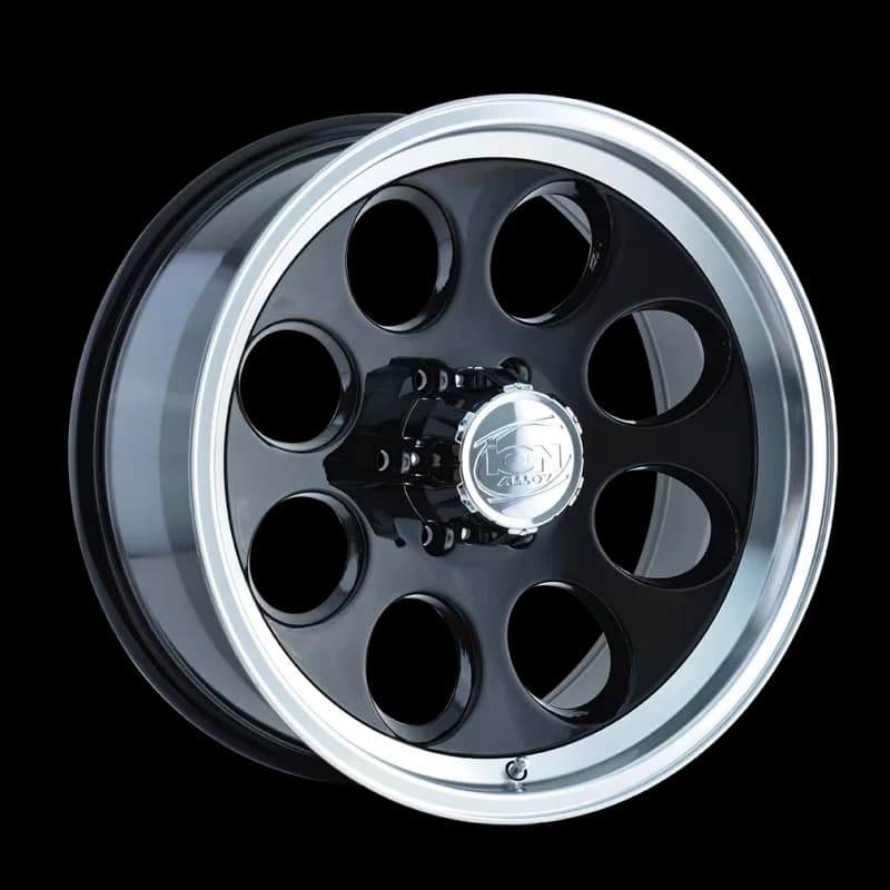 Wheels And Rim Sleek with 171 (171) GLOSS BLACK MACHINED - Aluminum 16X8 Model 4E4F44