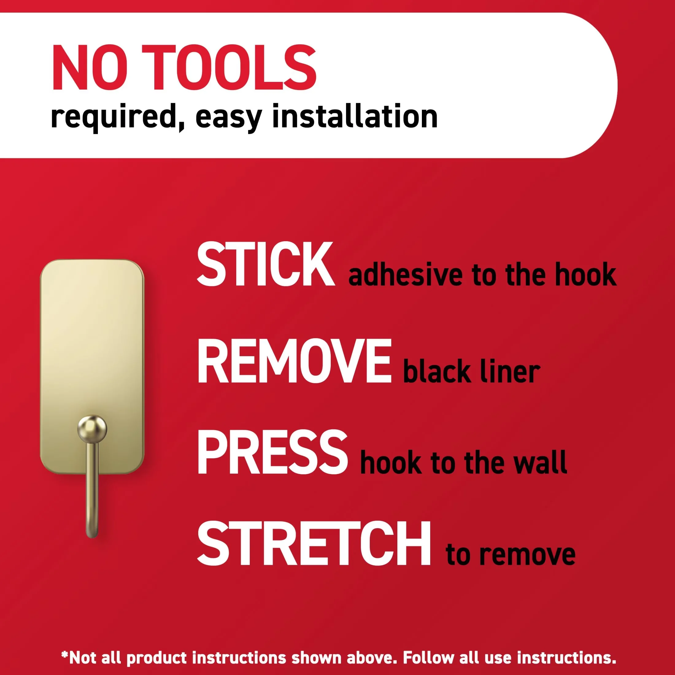Professional Damage-Free Hanging with Wall-Mountable - Metal Bronze 2 Pack Model 8A8D38