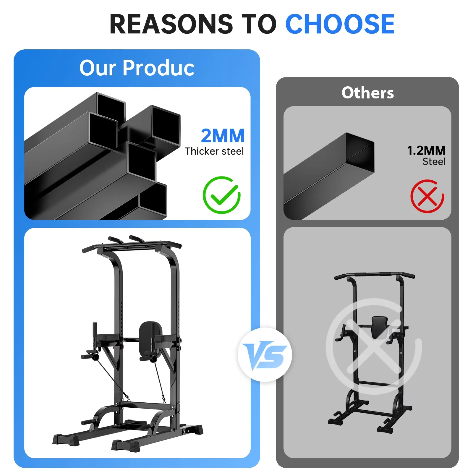 Sleek Home Gym with Multifunctional, Adjustable - Black Pvc for Home 660LBS Model FE75BE