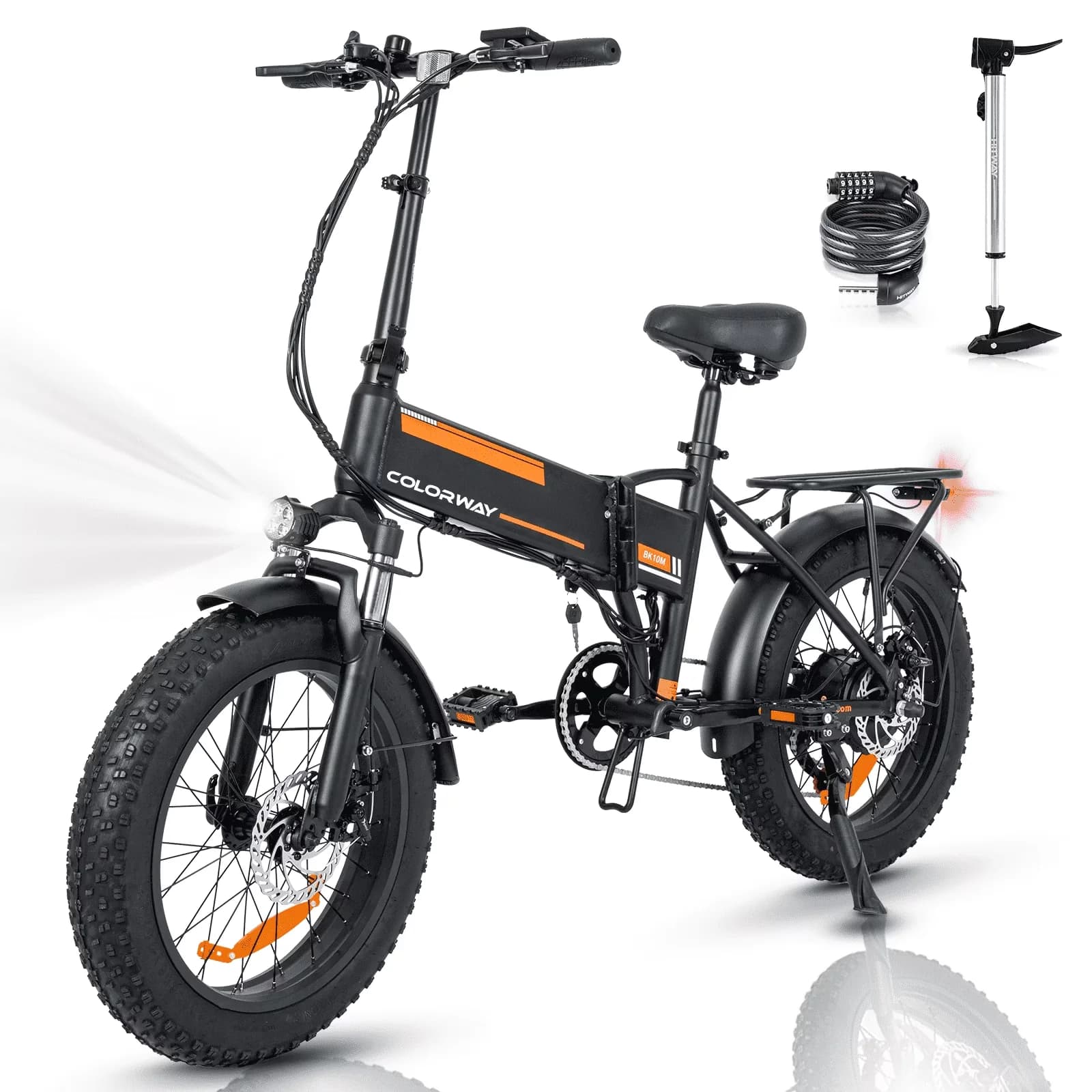 Essential Electric Bike with Battery, 750W - Black - Modern Design Model 28E4DA