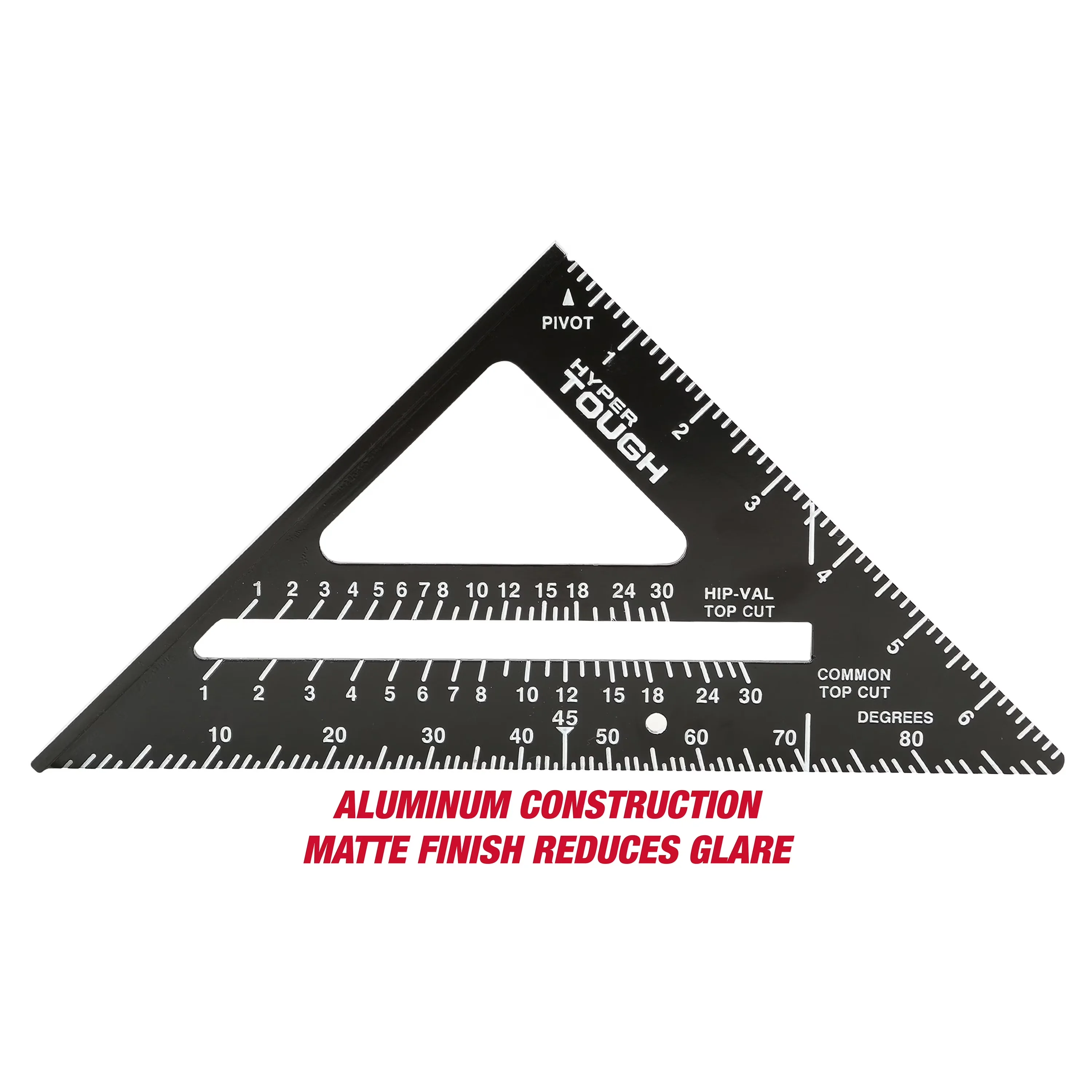 Measuring Layout Stylish with Lightweight, Durable - Black, White Aluminum Model 96384C