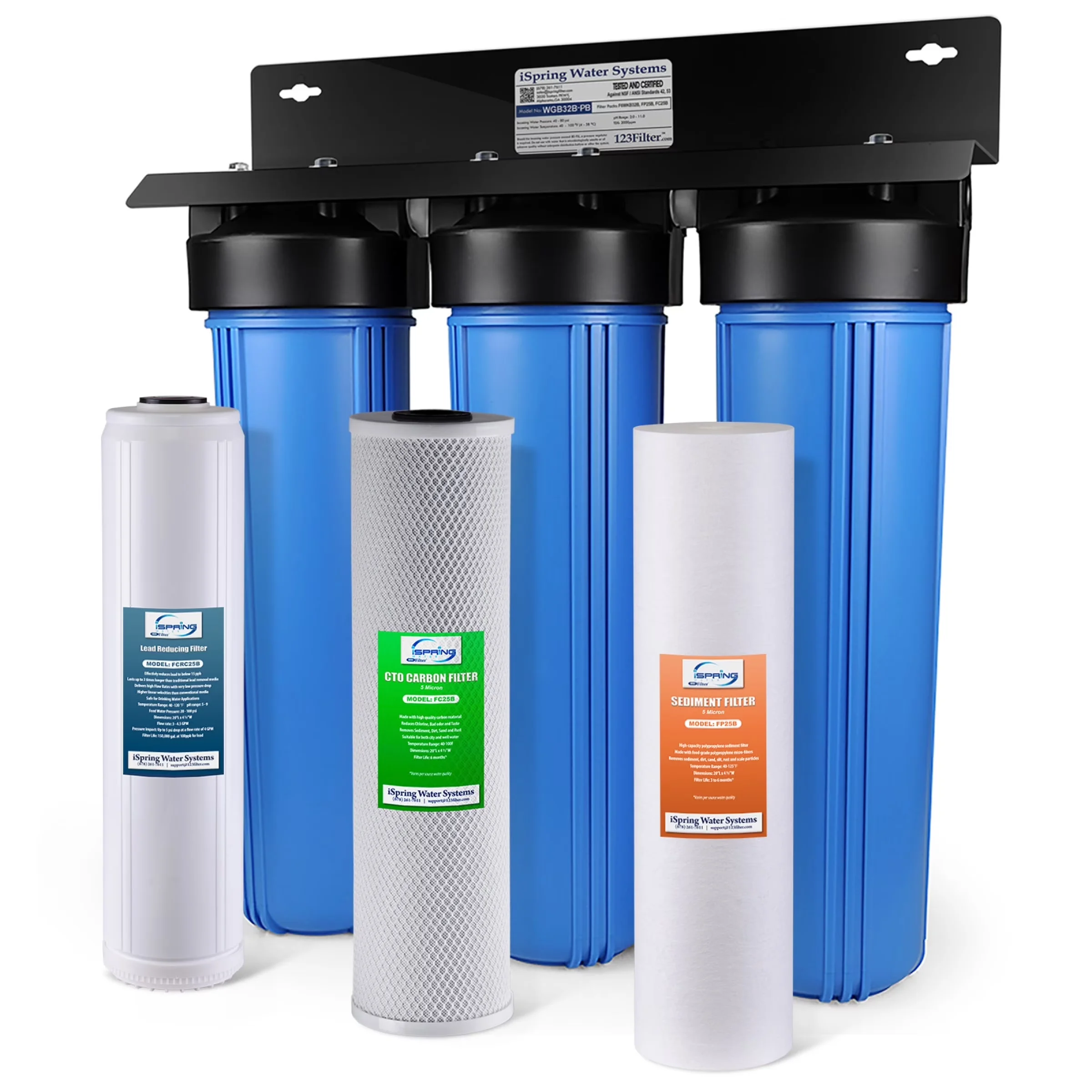 Innovative Water Filtration with Multi Filter, and Lead Reducing Filter, Carbon Block - Polypropylene Model A6F1F8