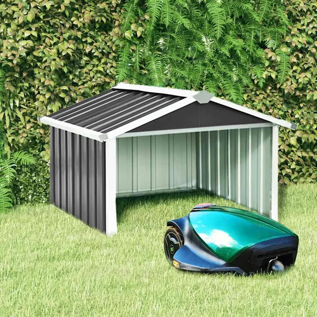 Innovative Shed with Uv Resistant, Waterproof, Color: Anthracite - Black Steel Model D2B8DB